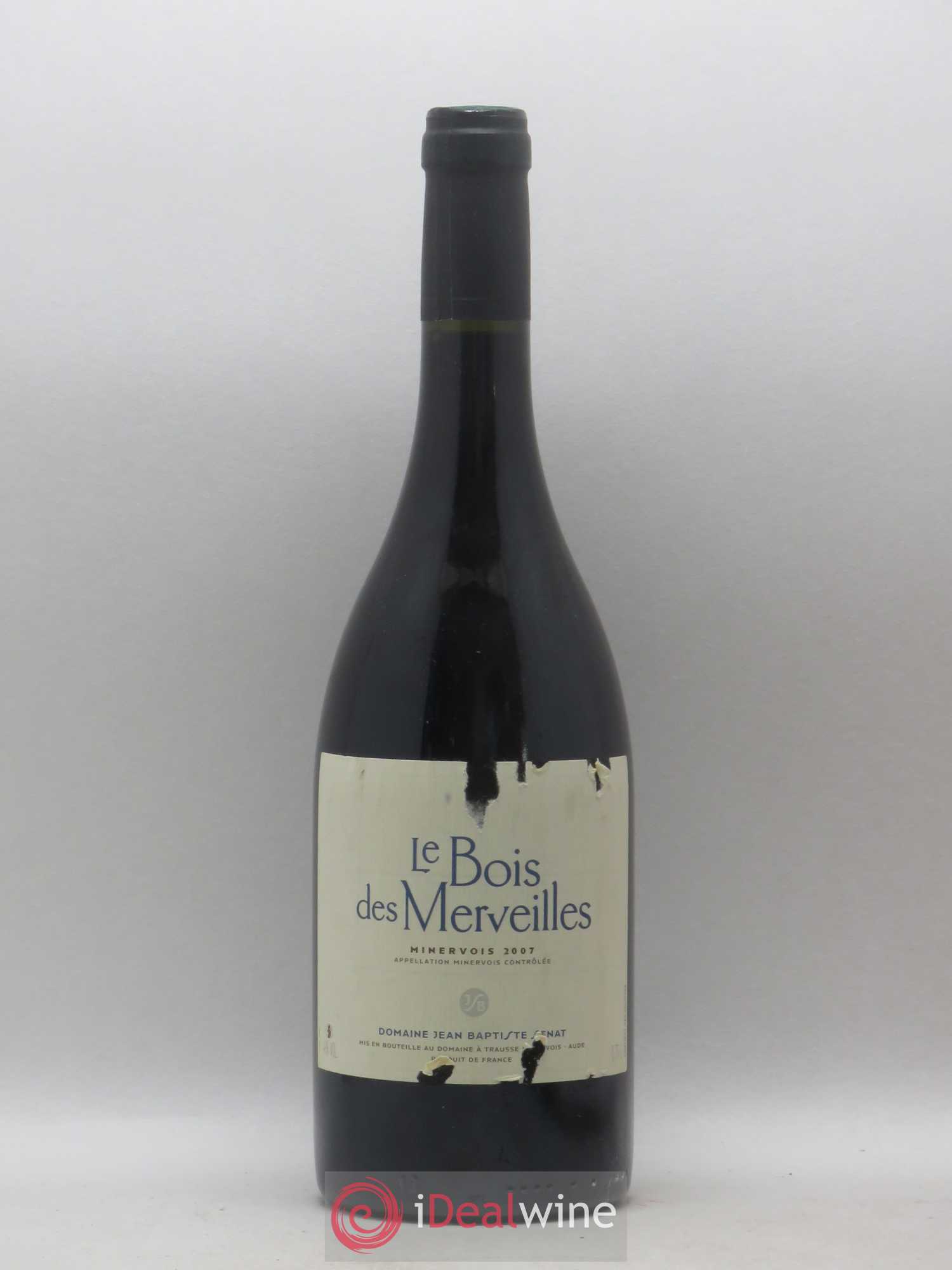 Minervois Le Bois des Merveilles Jean-Baptiste Sénat (sans prix de réserve) 2007 - Lot de 1 bouteille - 0