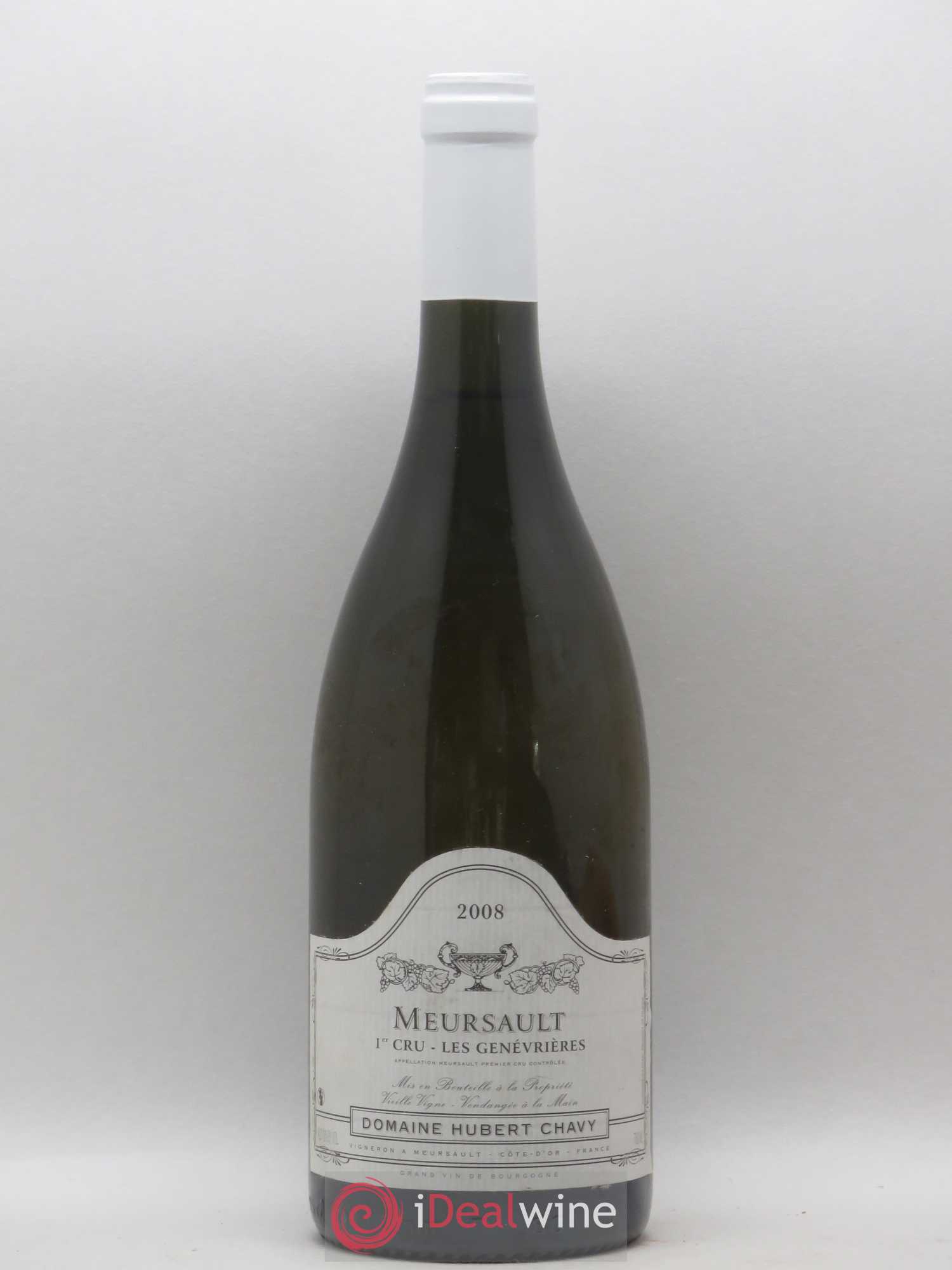Meursault 1er Cru Les Genevrières Chavy-Chouet 2008 - Lot de 1 bouteille - 0