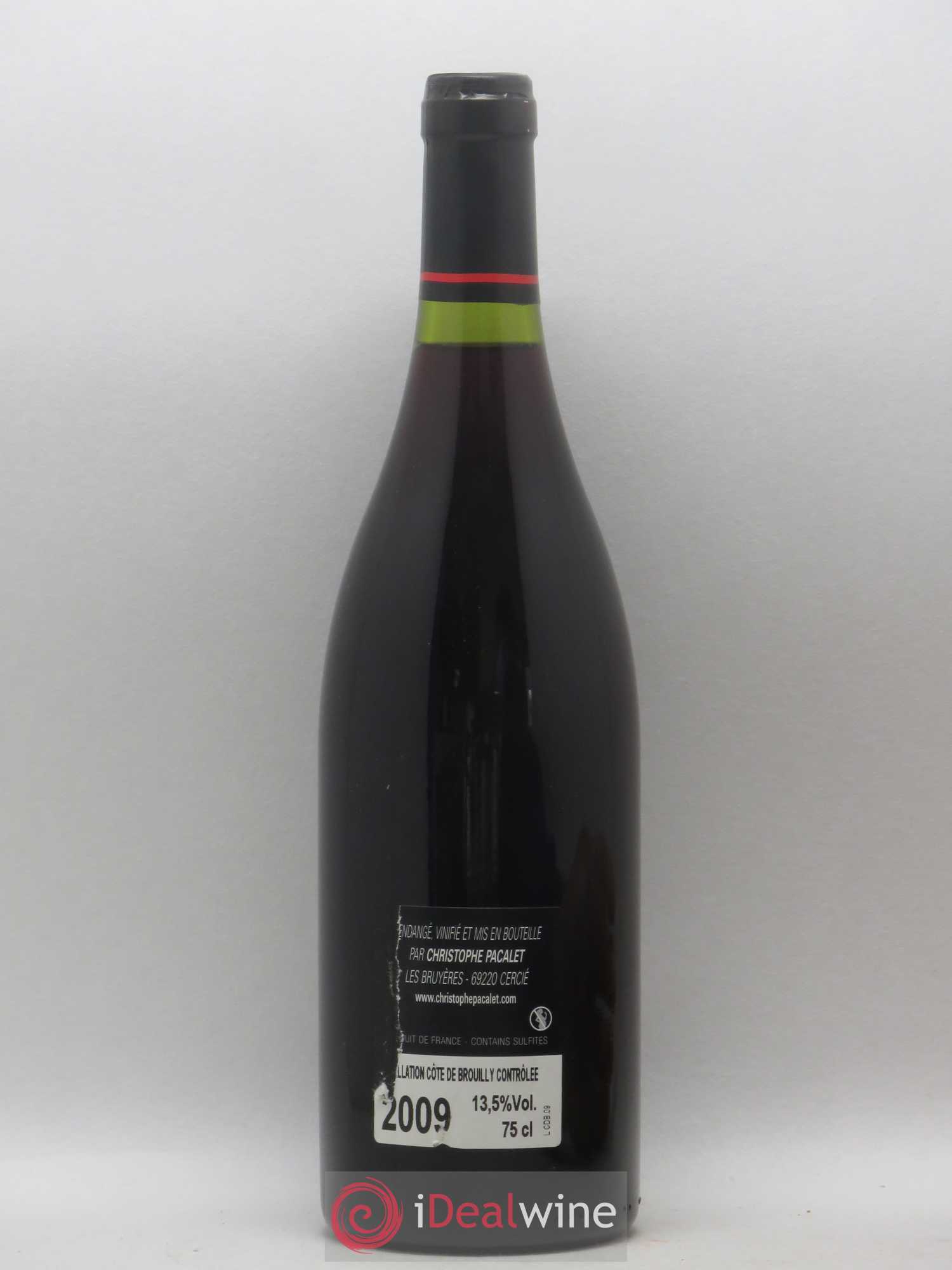 Côte de Brouilly Christophe Pacalet 2009 - Lot de 1 bouteille - 1