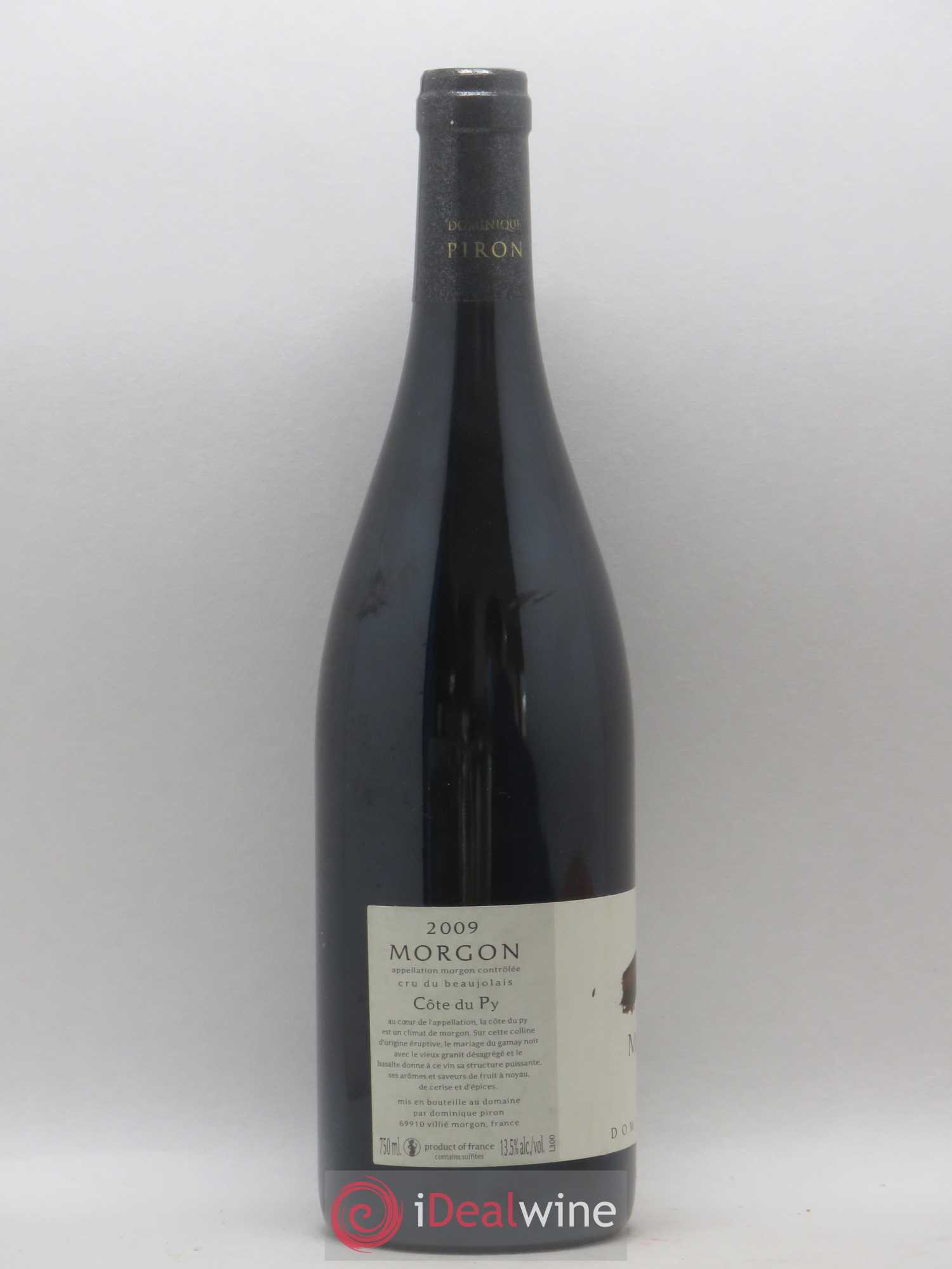 Morgon Côte du Py Dominique Piron (Domaine) 2009 - Lot de 1 bouteille - 1