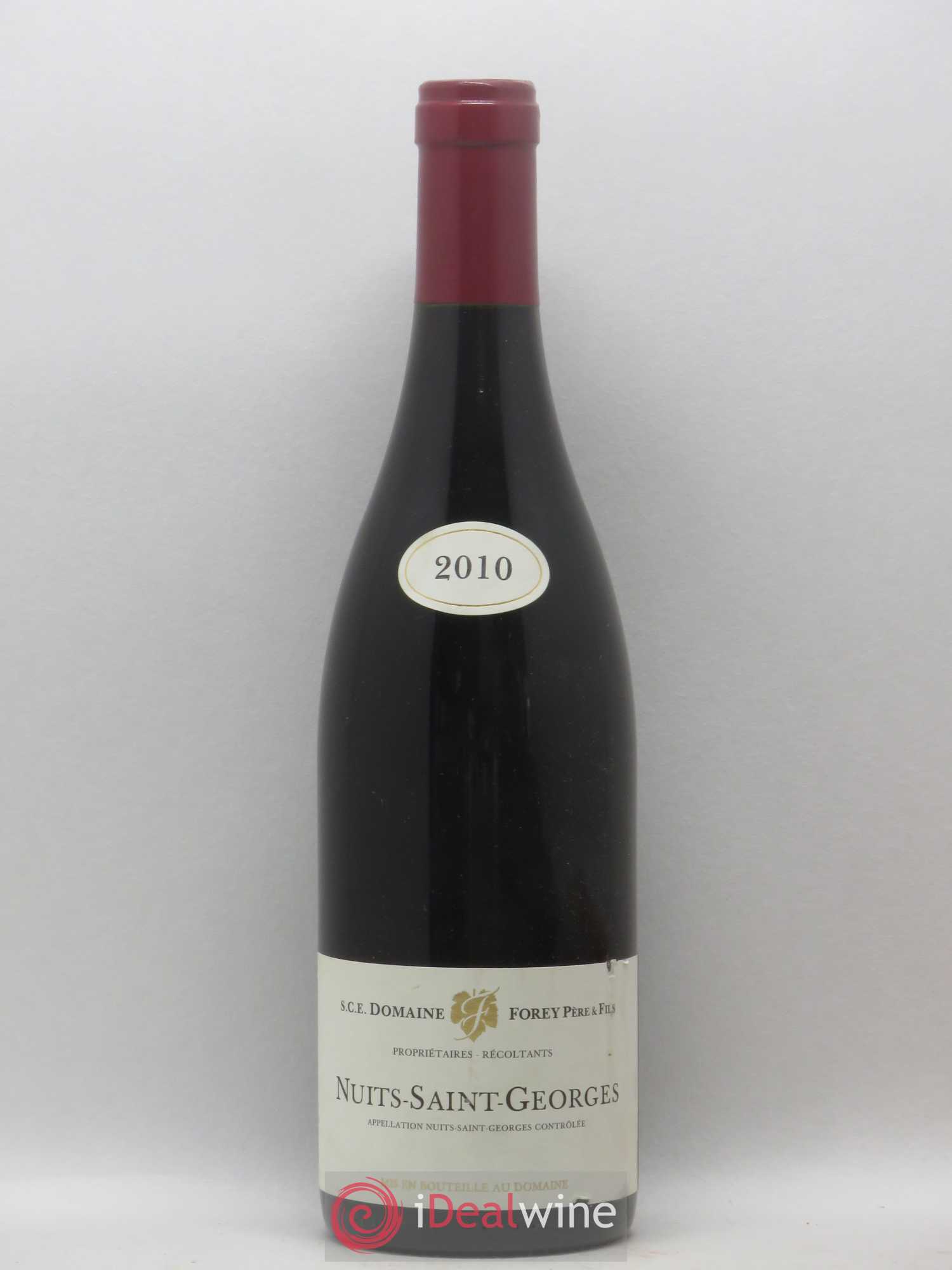 Nuits-Saint-Georges Forey Père et Fils (Domaine) 2010 - Lot de 1 bouteille - 0