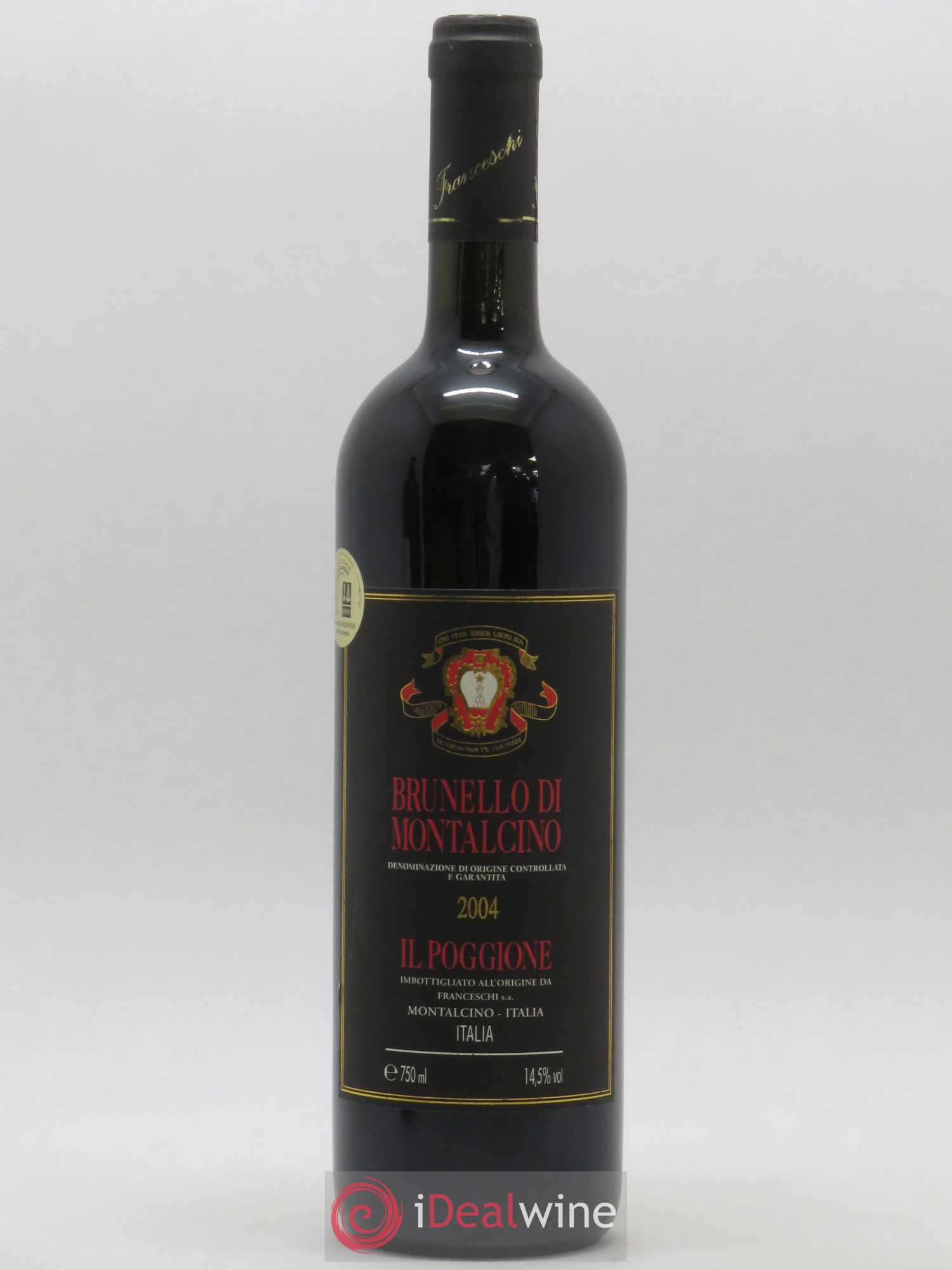 Brunello di Montalcino DOCG Il Poggione Lavinio Franceschi 2004 - Lot de 1 bouteille - 0