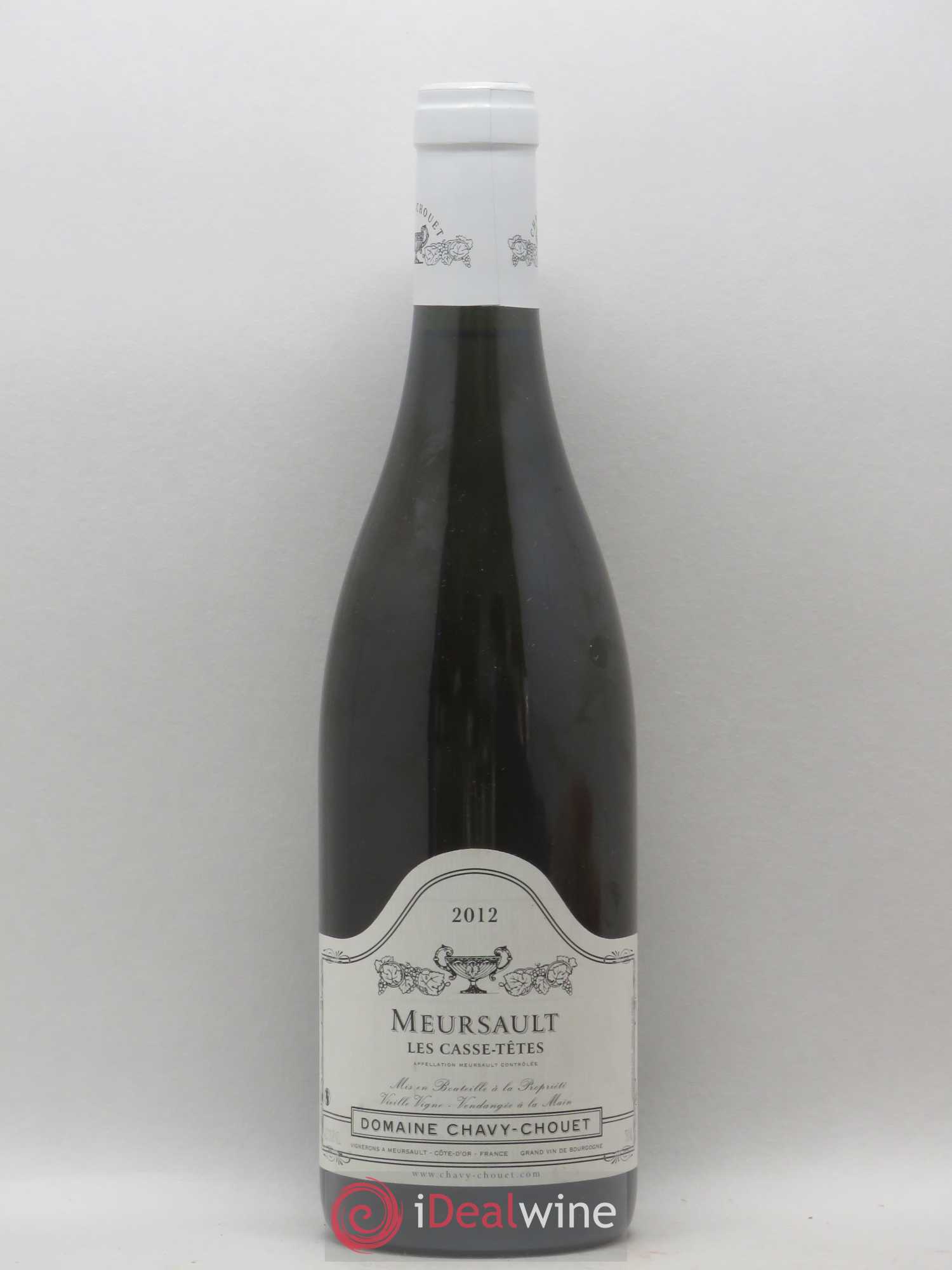 Meursault Les Casse-Têtes Vieille Vigne Chavy-Chouet 2012 - Lot de 1 bouteille - 0