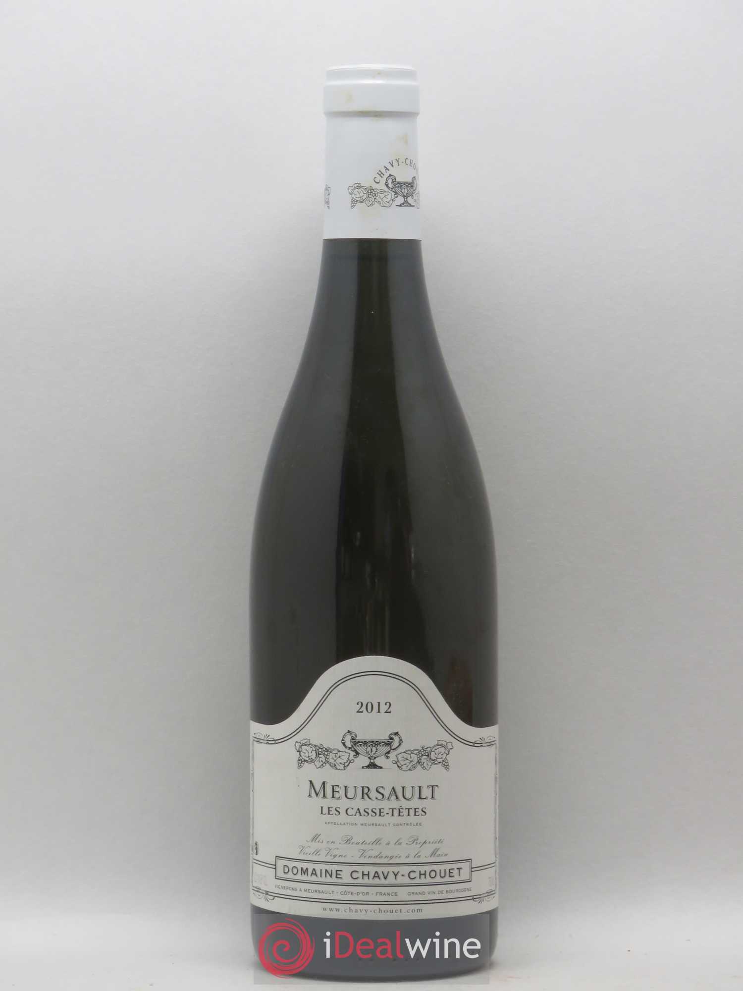 Meursault Les Casse-Têtes Vieille Vigne Chavy-Chouet 2012 - Lot de 1 bouteille - 0