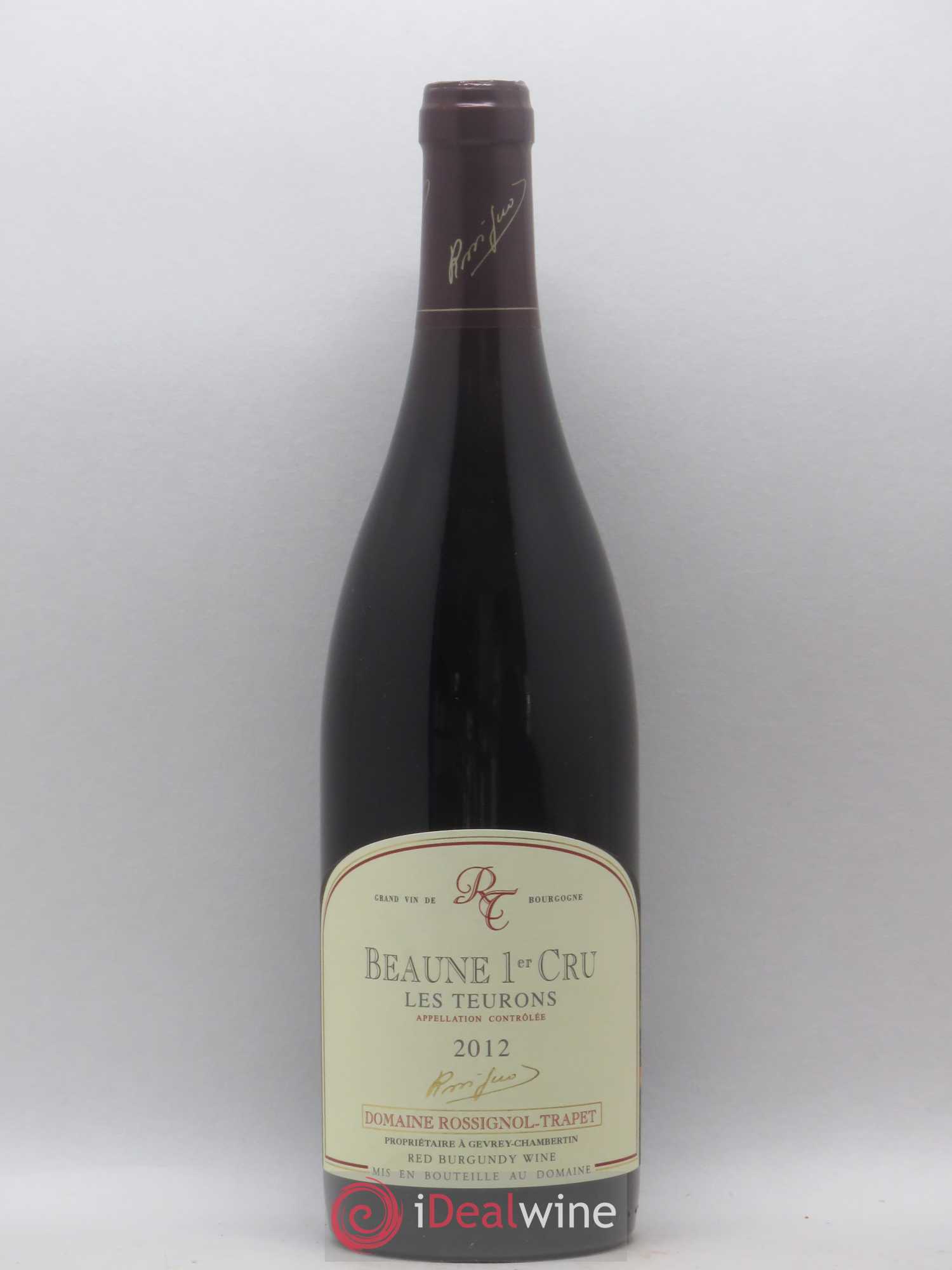 Beaune 1er Cru Les Teurons Rossignol-Trapet (Domaine) 2012 - Lot de 1 bouteille - 0