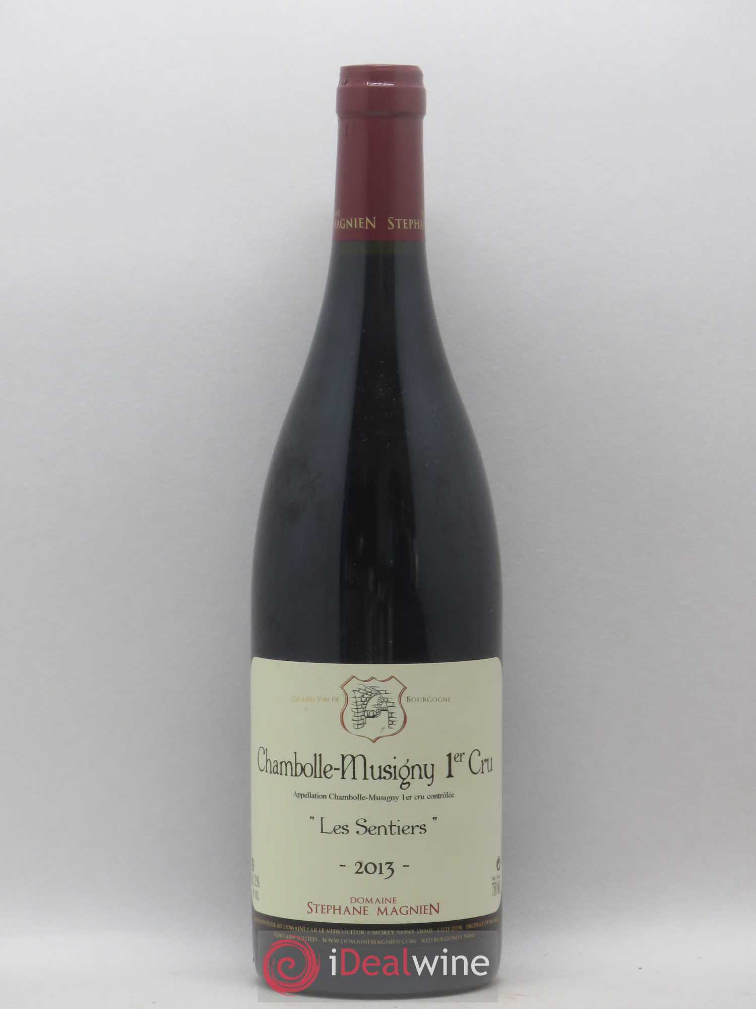 Chambolle-Musigny 1er Cru Les Sentiers Stéphane Magnien (Domaine) 2013 - Lot de 1 bouteille - 0