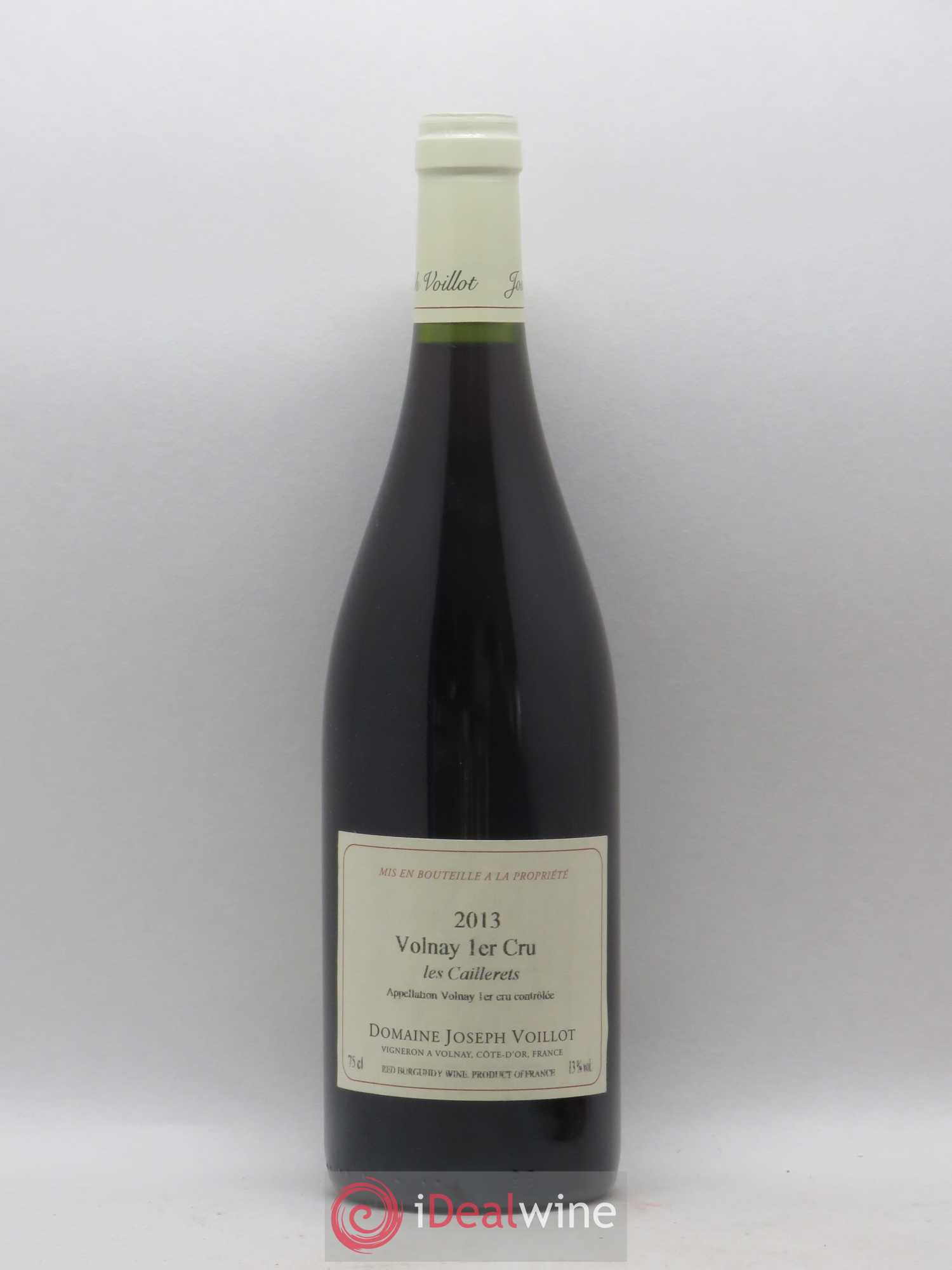Volnay 1er Cru Les Caillerets Joseph Voillot (Domaine) 2013 - Lot de 1 bouteille - 0
