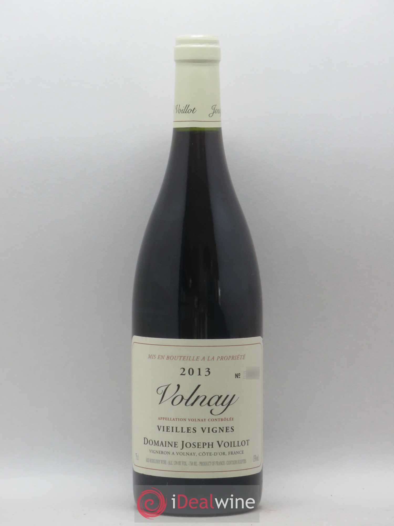 Volnay Vieilles vignes Joseph Voillot (Domaine) 2013 - Lot de 1 bouteille - 0