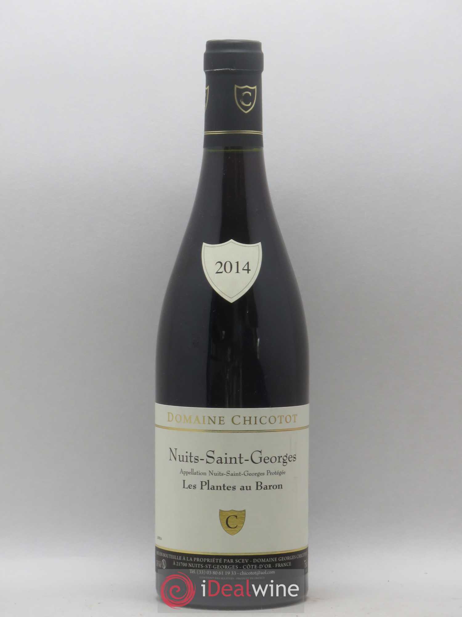 Nuits-Saint-Georges Les Plantes au Baron Chicotot 2014 - Lot de 1 bouteille - 0