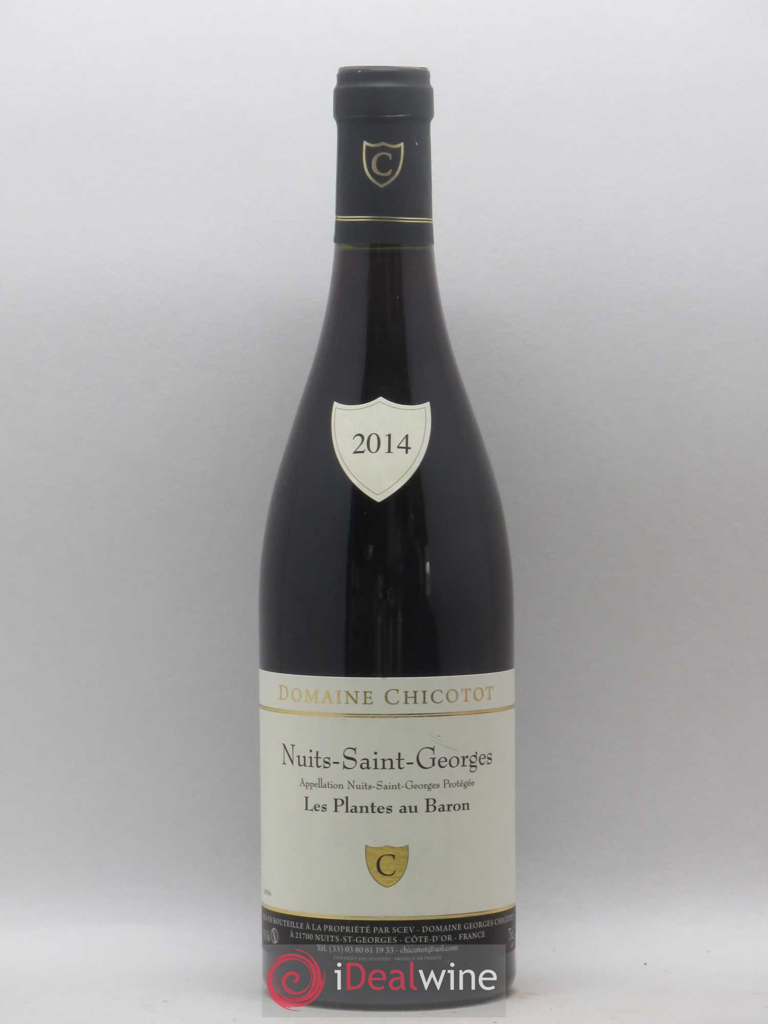 Nuits-Saint-Georges Les Plantes au Baron Chicotot 2014 - Lot de 1 bouteille - 0