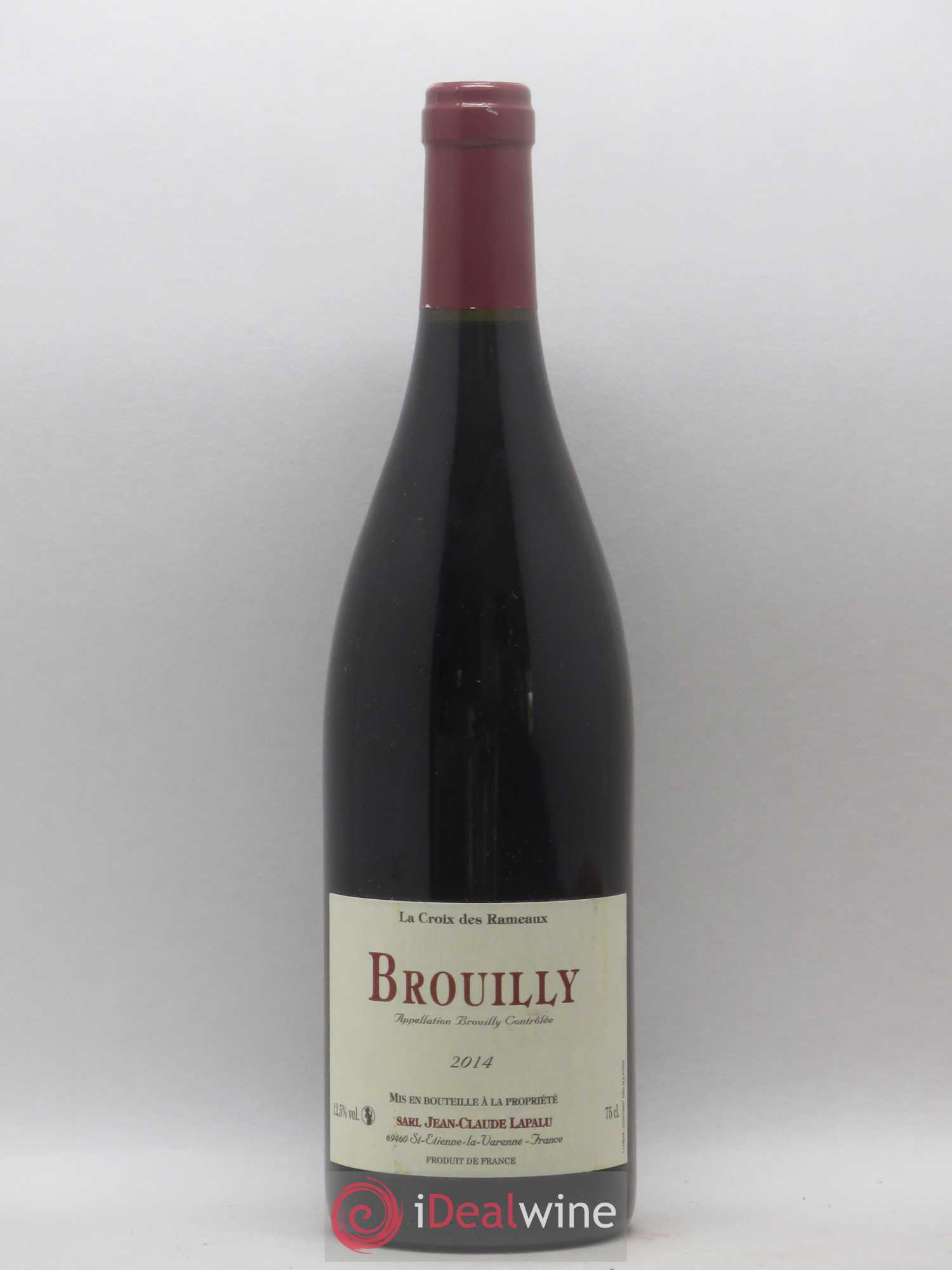 Brouilly La Croix des Rameaux Jean-Claude Lapalu 2014 - Lot de 1 bouteille - 0