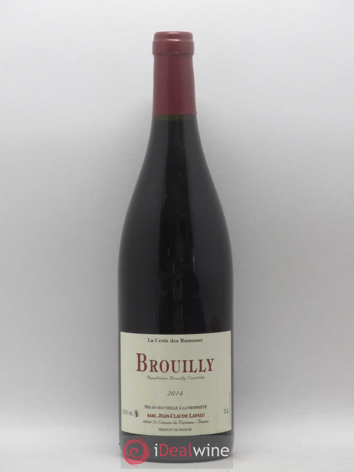 Brouilly La Croix des Rameaux Jean-Claude Lapalu 2014 - Lot de 1 bouteille - 0