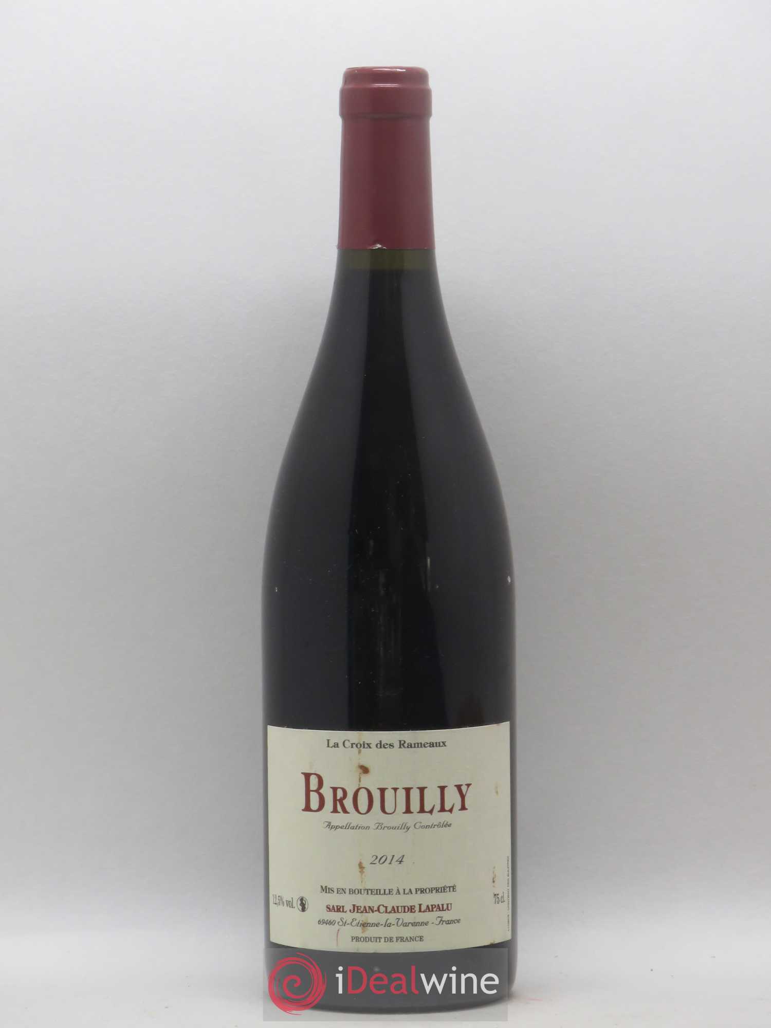 Brouilly La Croix des Rameaux Jean-Claude Lapalu 2014 - Lot de 1 bouteille - 0