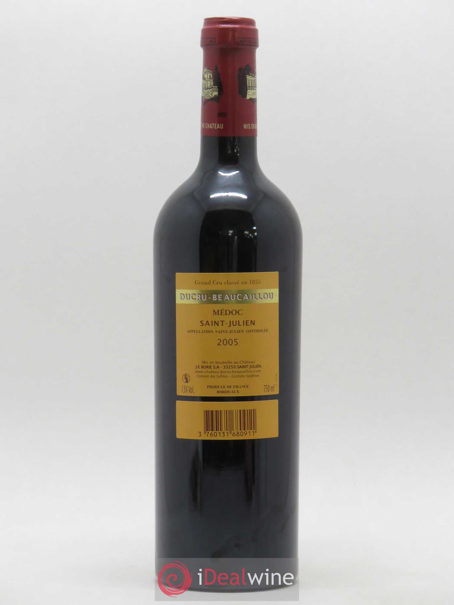 Château Ducru Beaucaillou 2ème Grand Cru Classé 2005 - Lot de 1 bouteille - 1