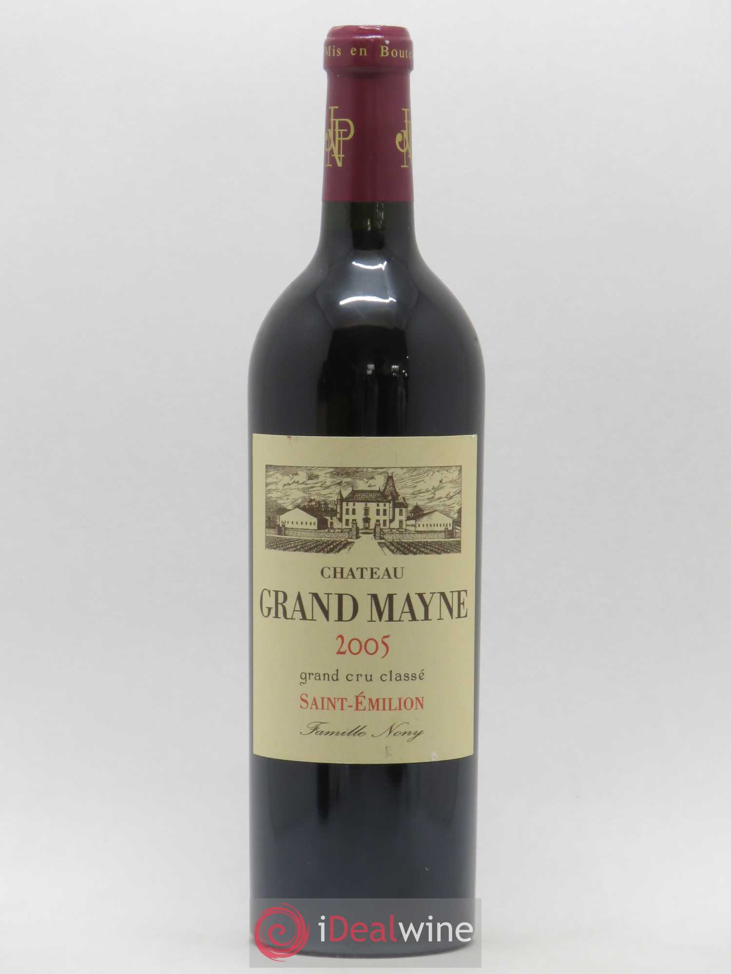 Château Grand Mayne Grand Cru Classé 2005 - Lot de 1 bouteille - 0