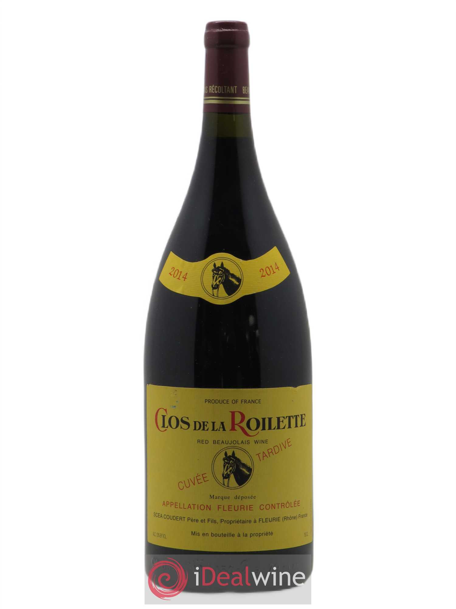 Fleurie Cuvée Tardive Clos de la Roilette 2014 - Lot de 1 magnum - 0