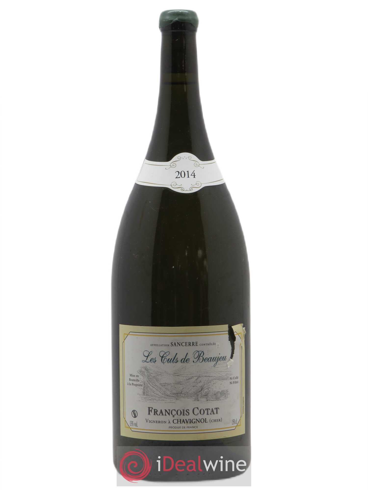 Sancerre Les Culs de Beaujeu François Cotat 2014 - Lot de 1 magnum - 0