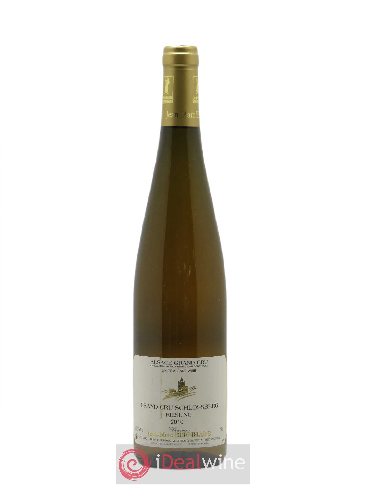 Alsace Riesling Grand Cru Schlossberg Domaine Jean Marc Bernhard 2010 - Posten von 1 Flasche - 0