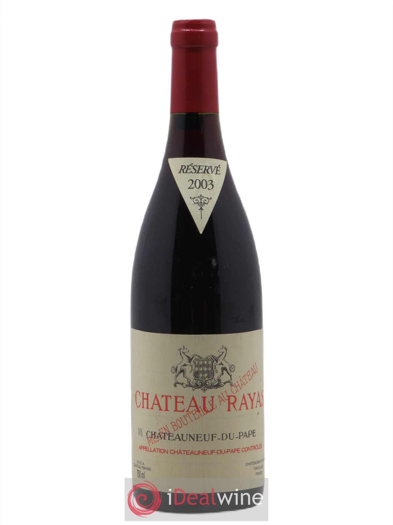Châteauneuf-du-Pape Château Rayas Emmanuel Reynaud 2003 - Lot de 1 bouteille - 0