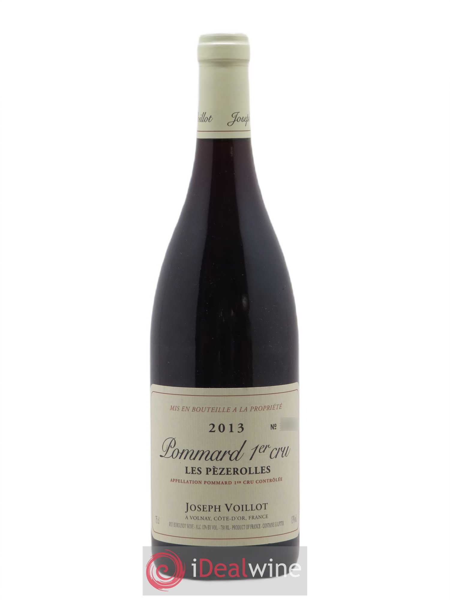 Pommard 1er Cru Les Pèzerolles Joseph Voillot (Domaine) 2013 - Lot de 1 bouteille - 0