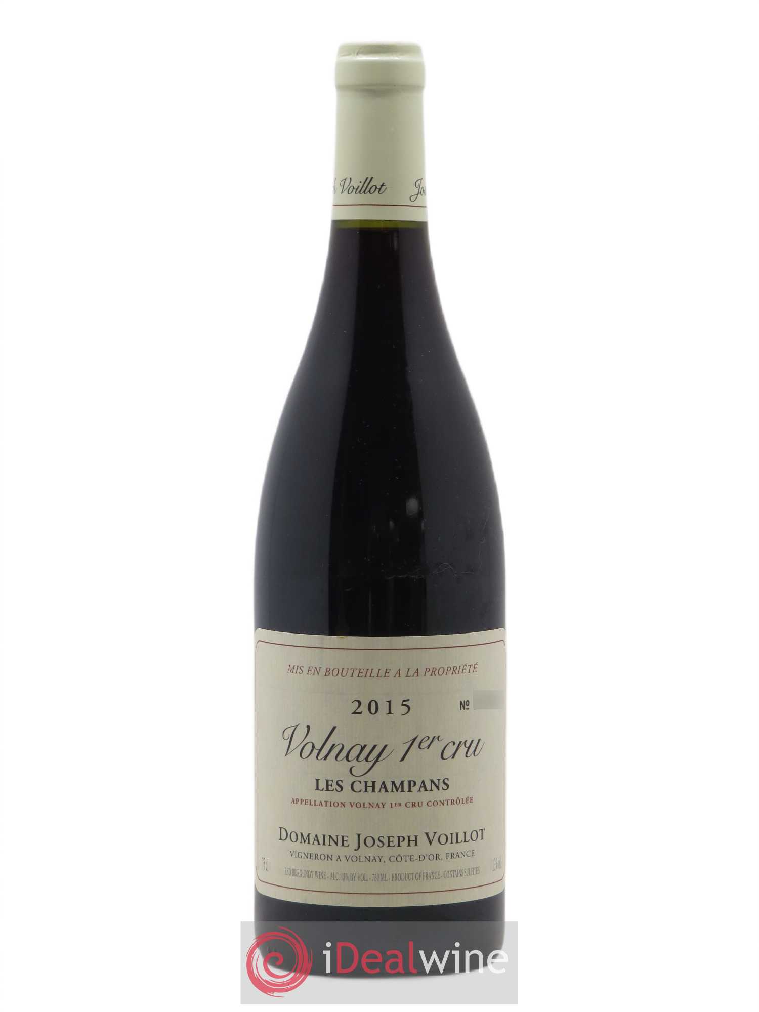 Volnay 1er Cru les Champans Joseph Voillot (Domaine) 2015 - Lot de 1 bouteille - 0
