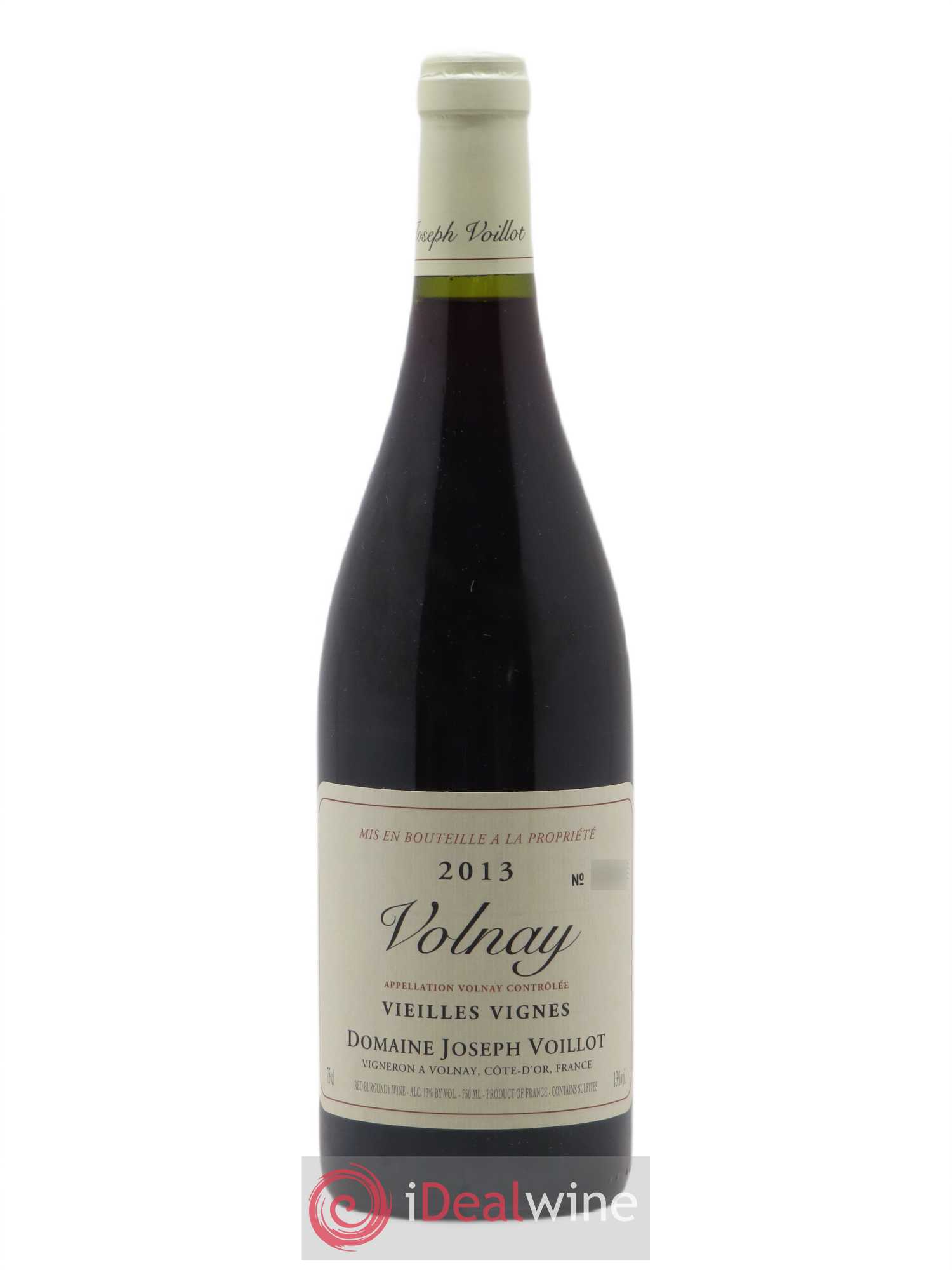 Volnay Vieilles vignes Joseph Voillot (Domaine) 2013 - Lot de 1 bouteille - 0
