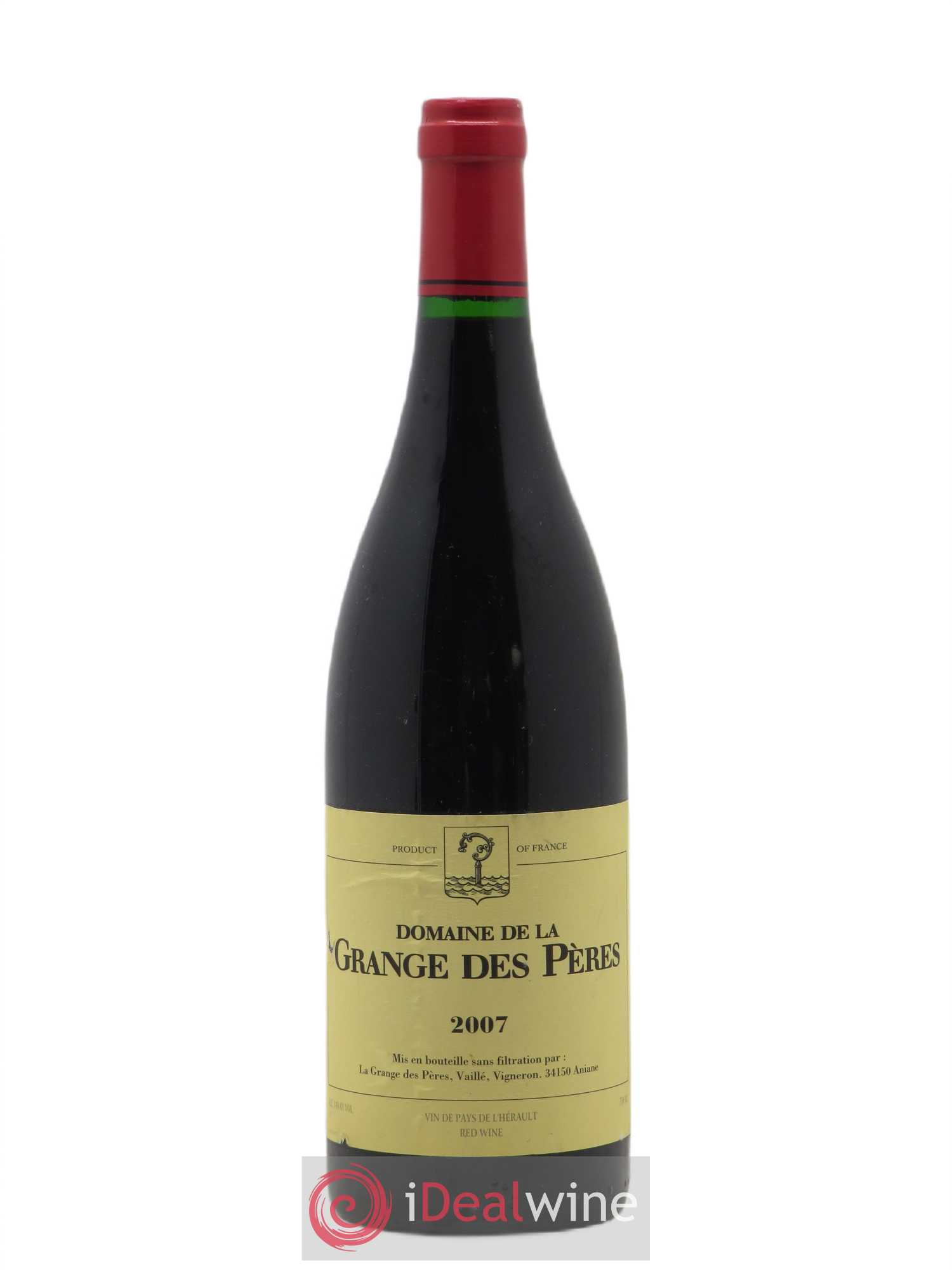 Pays d'Hérault Grange des Pères Laurent Vaillé 2007 - Lot de 1 bouteille - 0