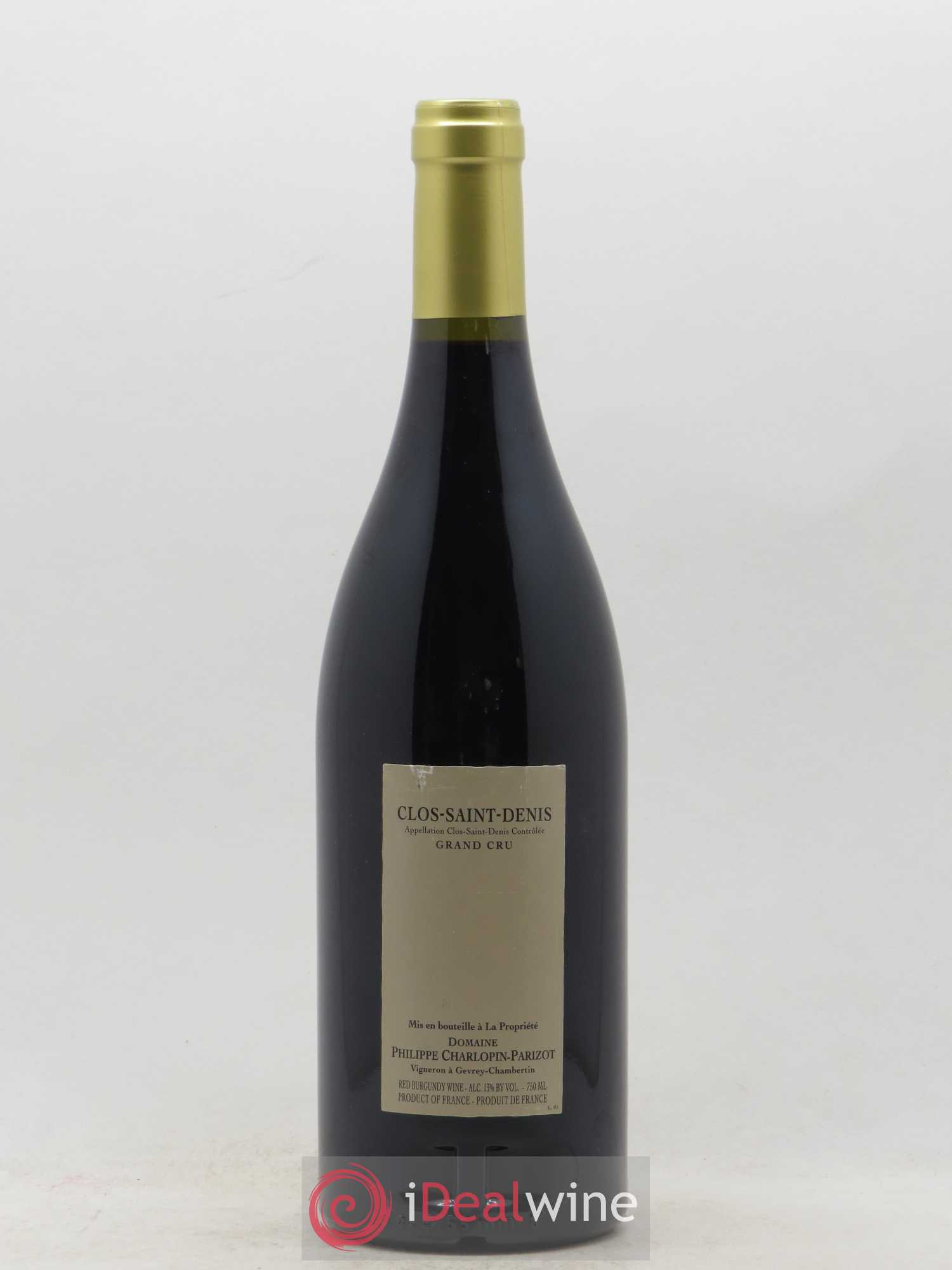 Clos Saint-Denis Grand Cru Charlopin-Parizot 2005 - Lot of 1 bottle - 1