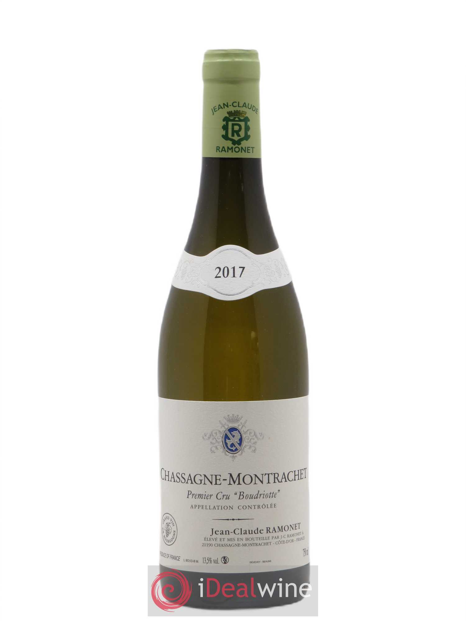 Chassagne-Montrachet 1er Cru Boudriotte Ramonet (Domaine) 2017 - Lot de 1 bouteille - 0