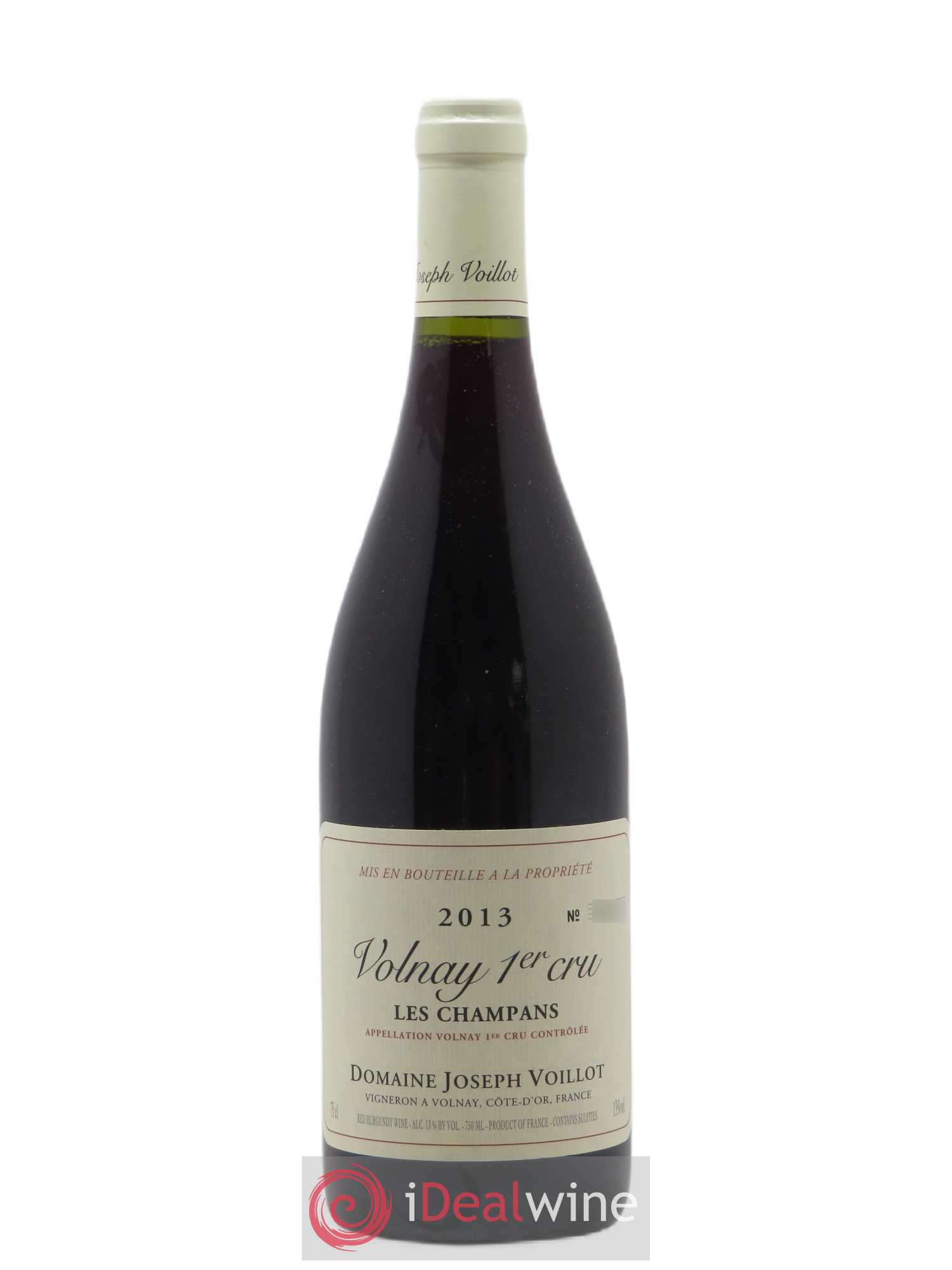Volnay 1er Cru les Champans Joseph Voillot (Domaine) 2013 - Lot de 1 bouteille - 0