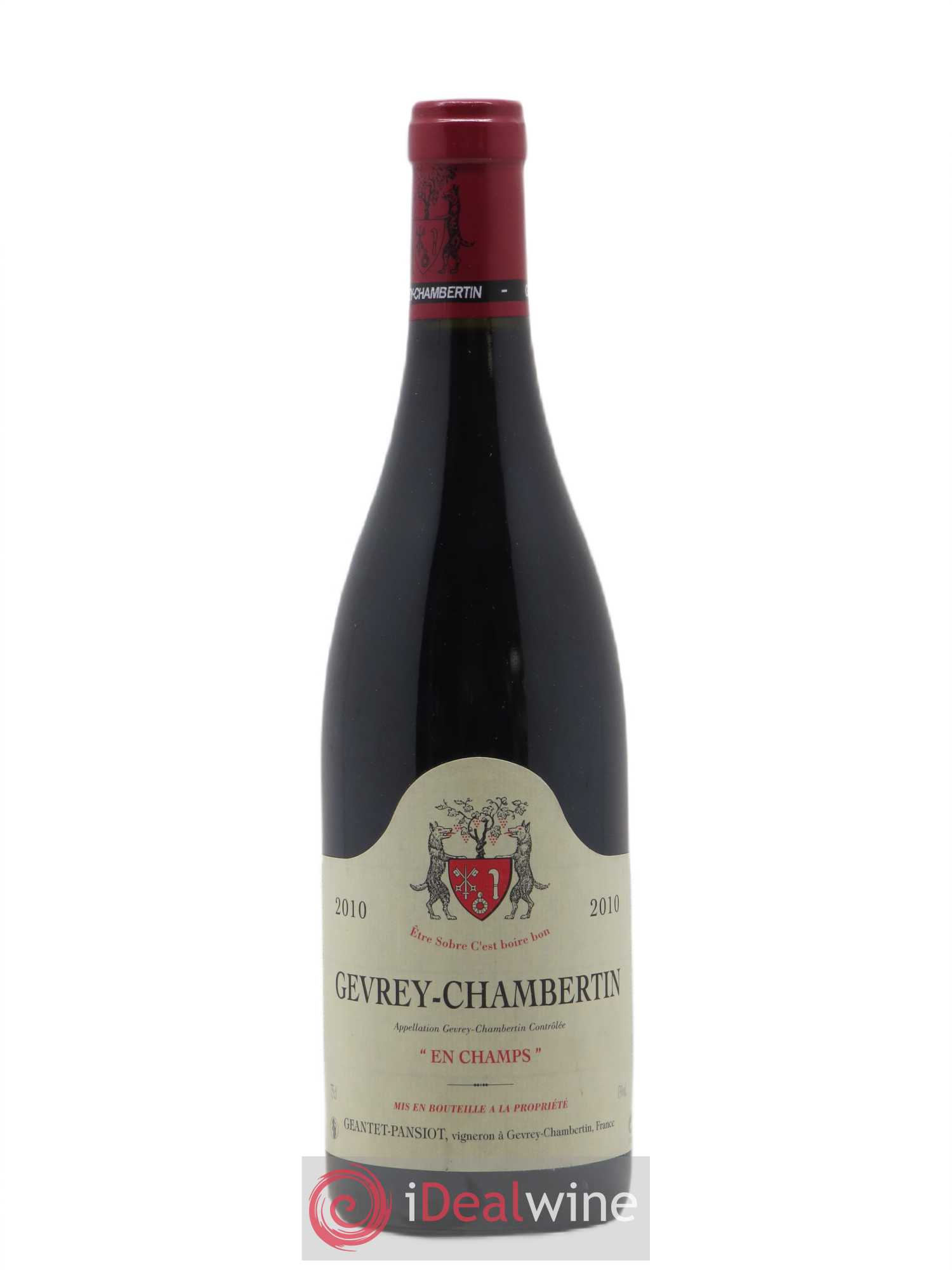 Gevrey-Chambertin En Champs Geantet-Pansiot 2010 - Lot of 1 bottle - 0