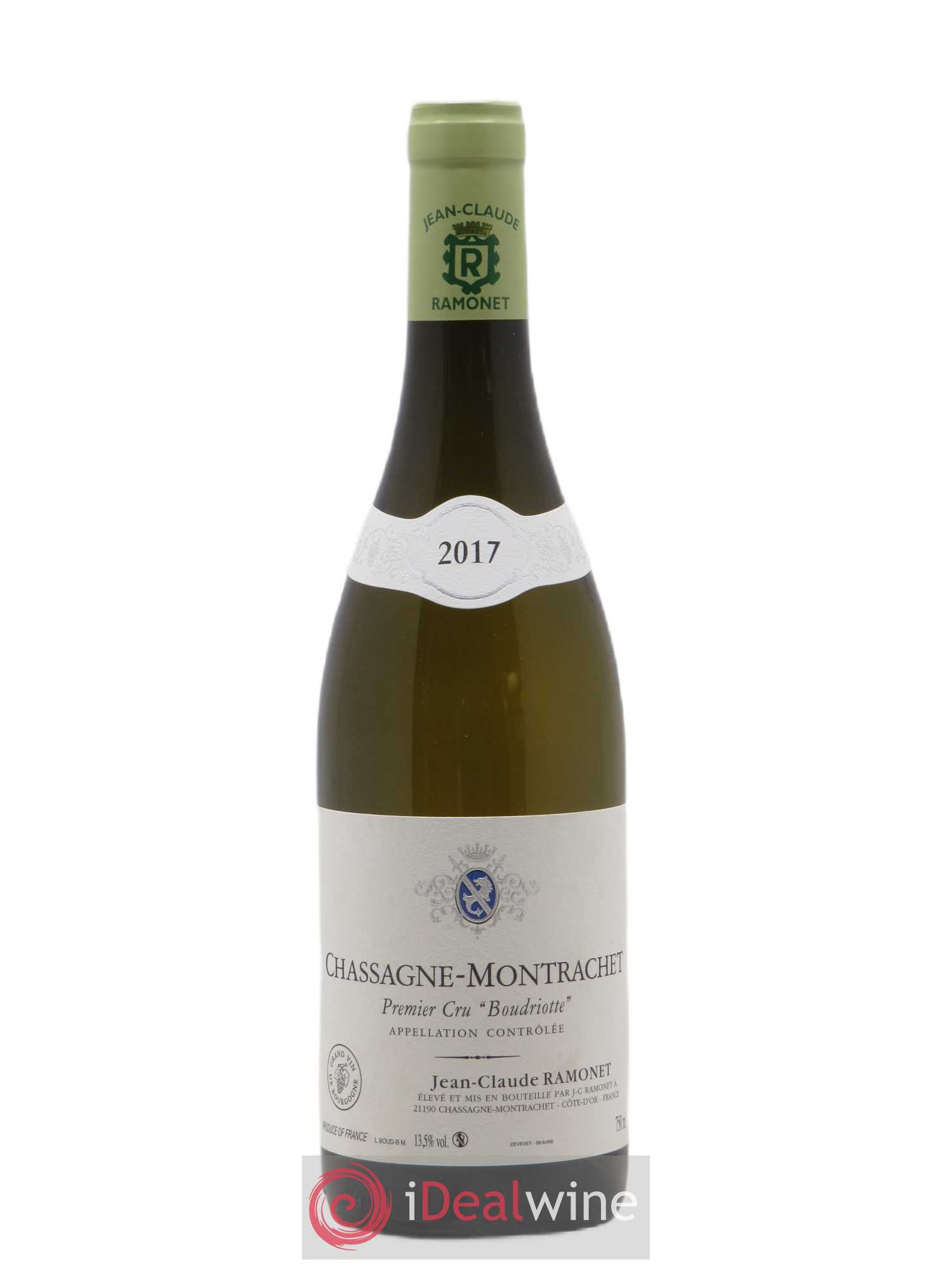 Chassagne-Montrachet 1er Cru Boudriotte Ramonet (Domaine) 2017 - Lot de 1 bouteille - 0