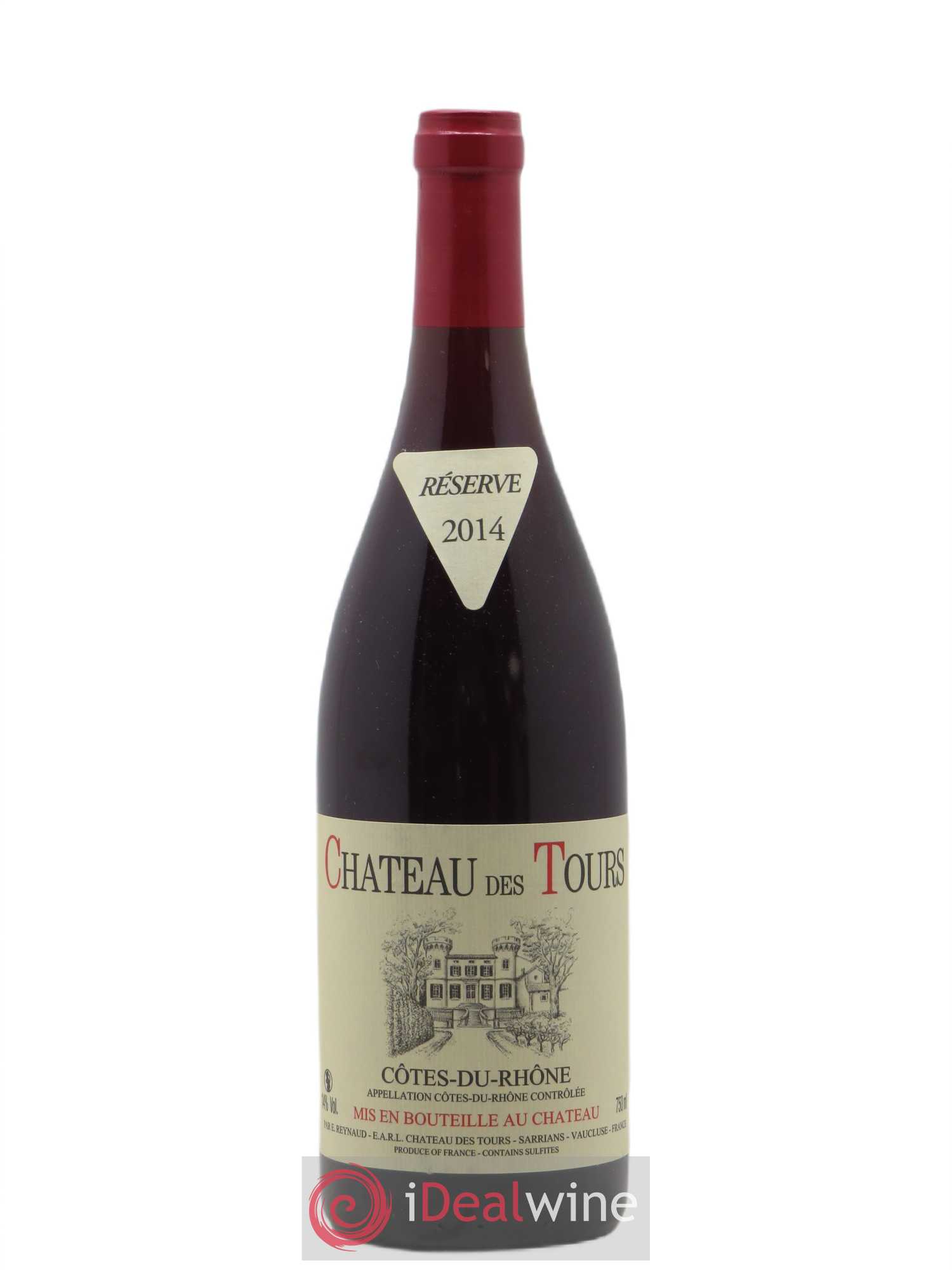 Côtes-du-Rhône Château des Tours Emmanuel Reynaud 2014 - Lot de 1 bouteille - 0