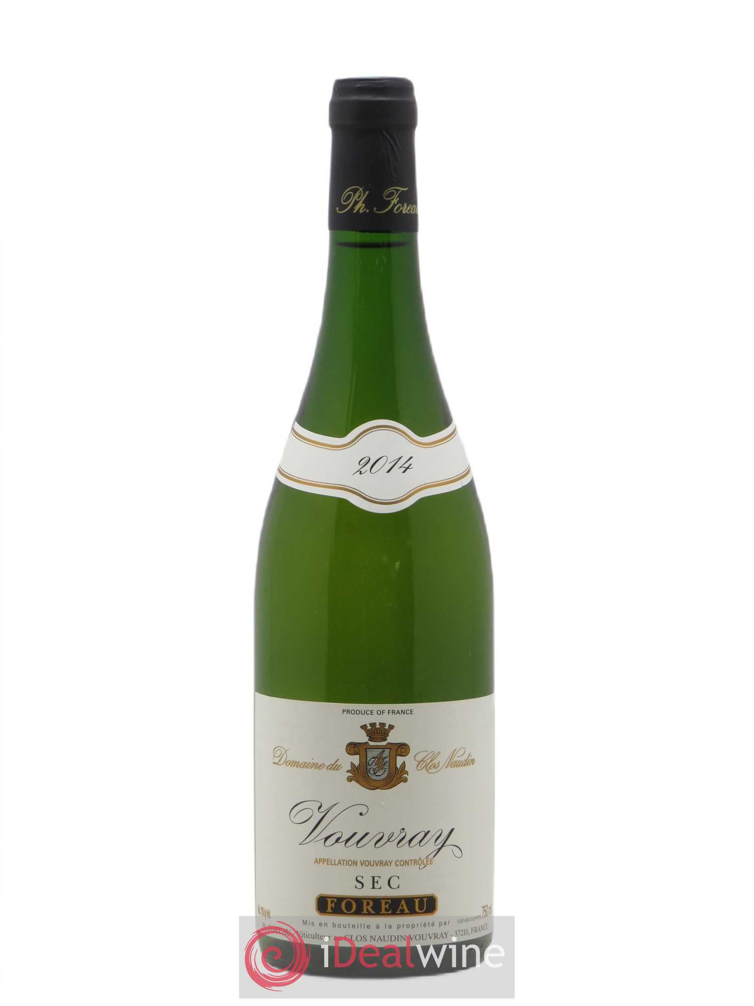 Vouvray Sec Clos Naudin - Philippe Foreau 2014 - Lot de 1 bouteille - 0