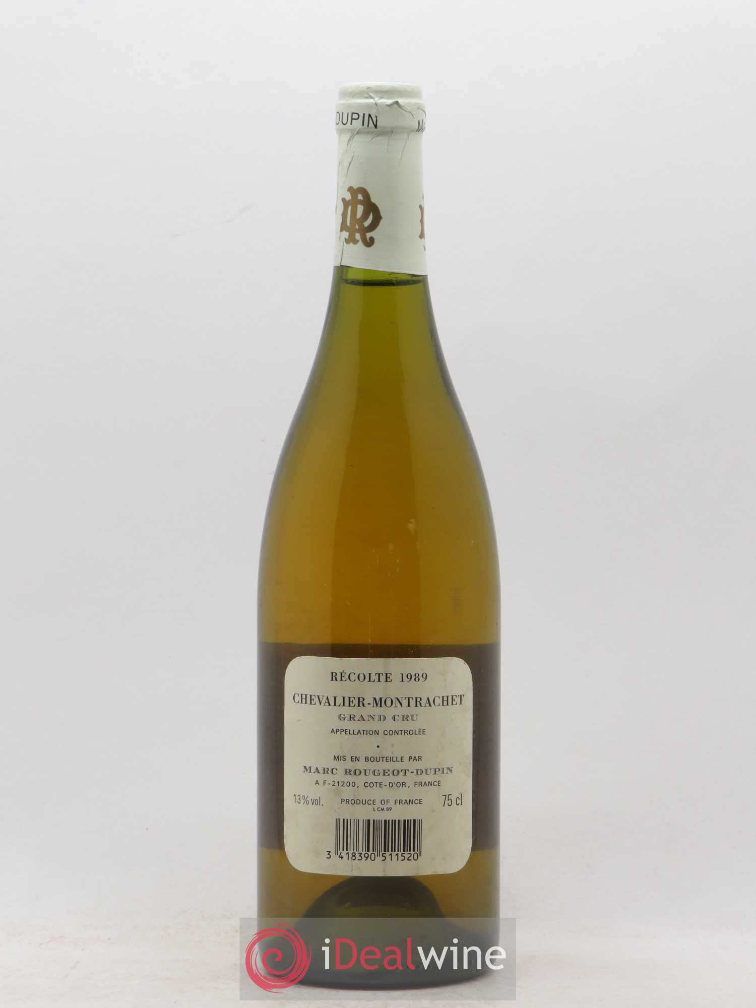 Chevalier-Montrachet Grand Cru Marc Rougeot Dupin 1989 - Lot de 1 bouteille - 1
