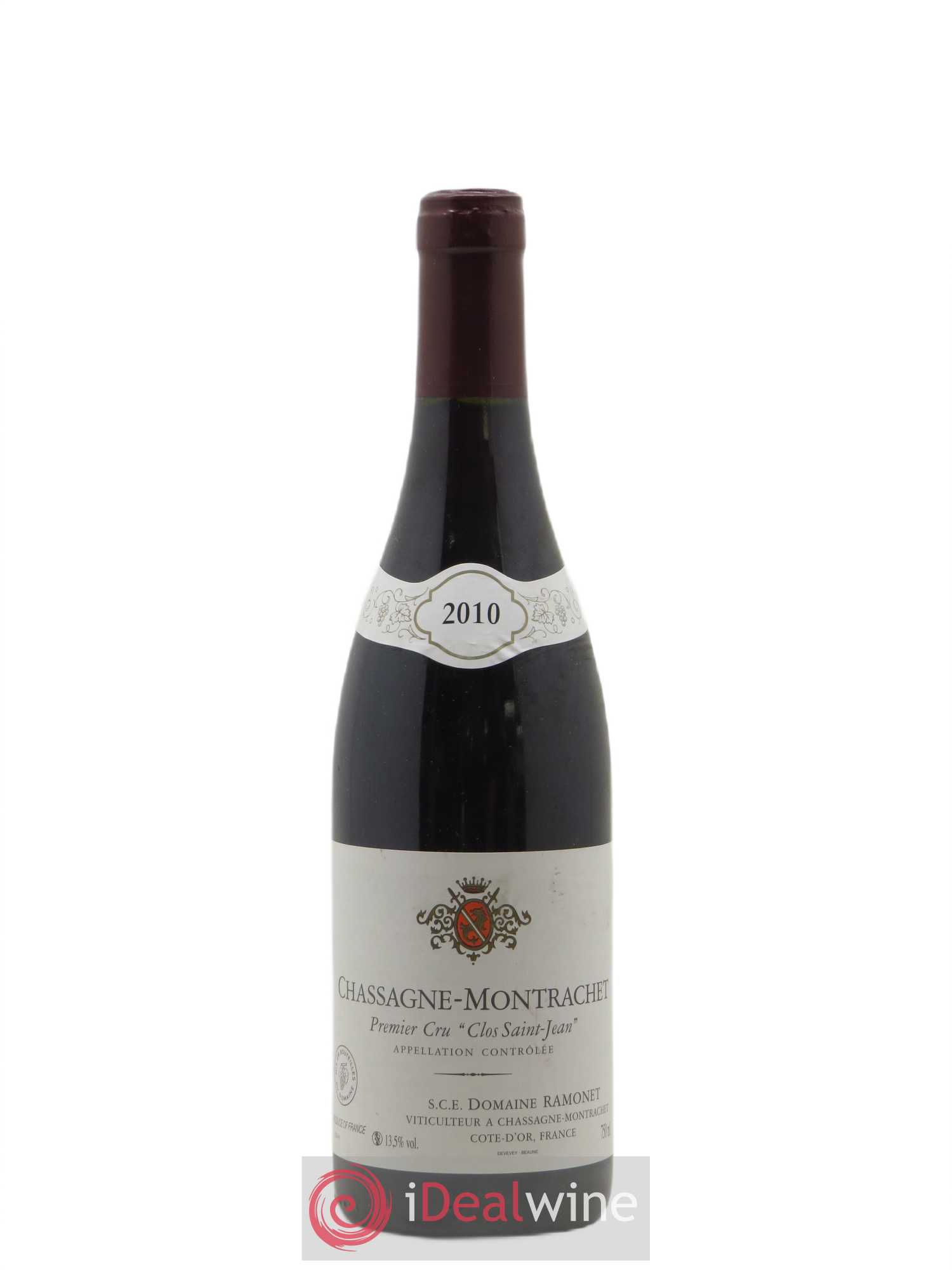 Chassagne-Montrachet 1er Cru Clos Saint-Jean Ramonet (Domaine) 2010 - Lot de 1 bouteille - 0