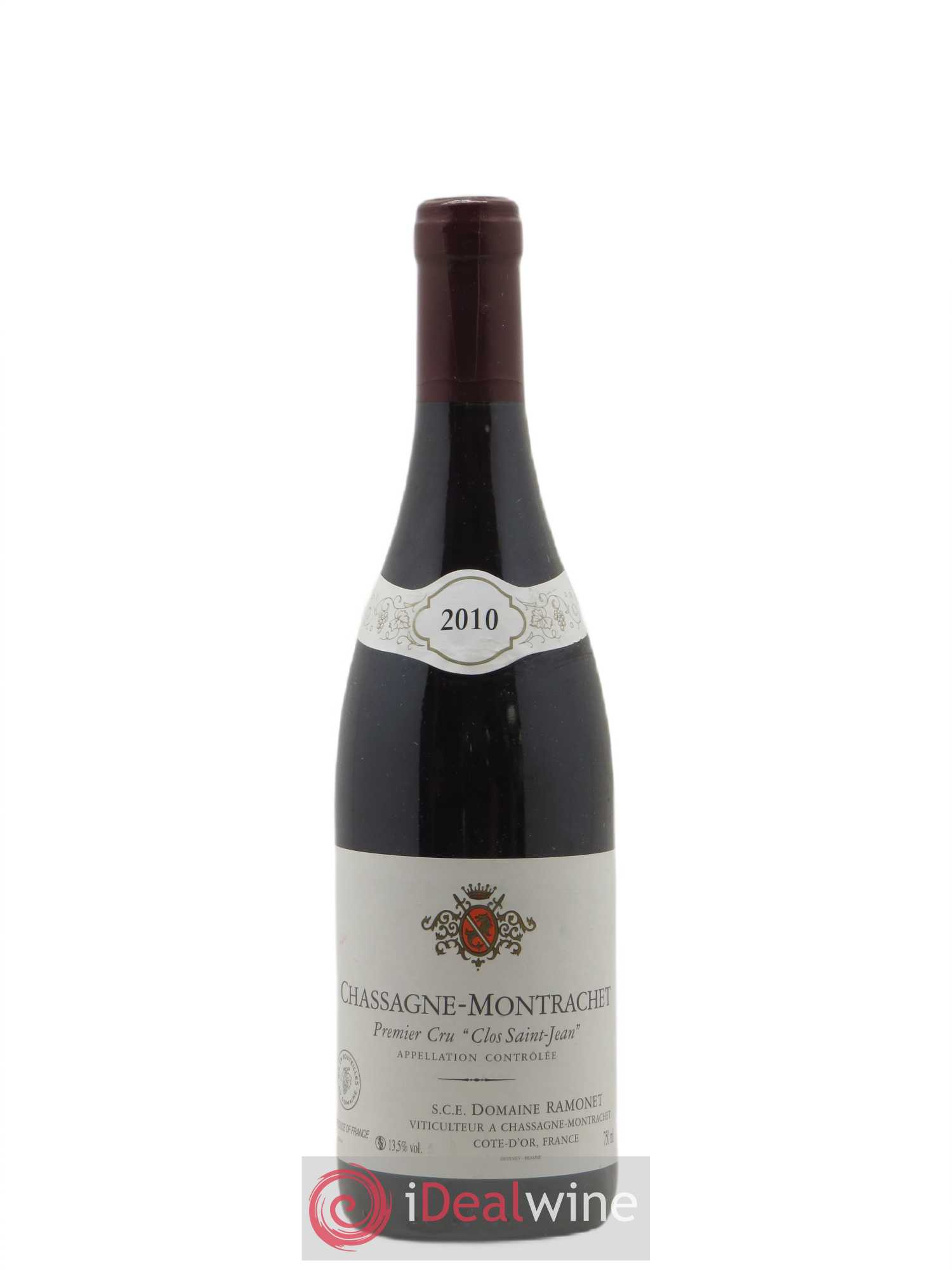 Chassagne-Montrachet 1er Cru Clos Saint-Jean Ramonet (Domaine) 2010 - Lot de 1 bouteille - 0