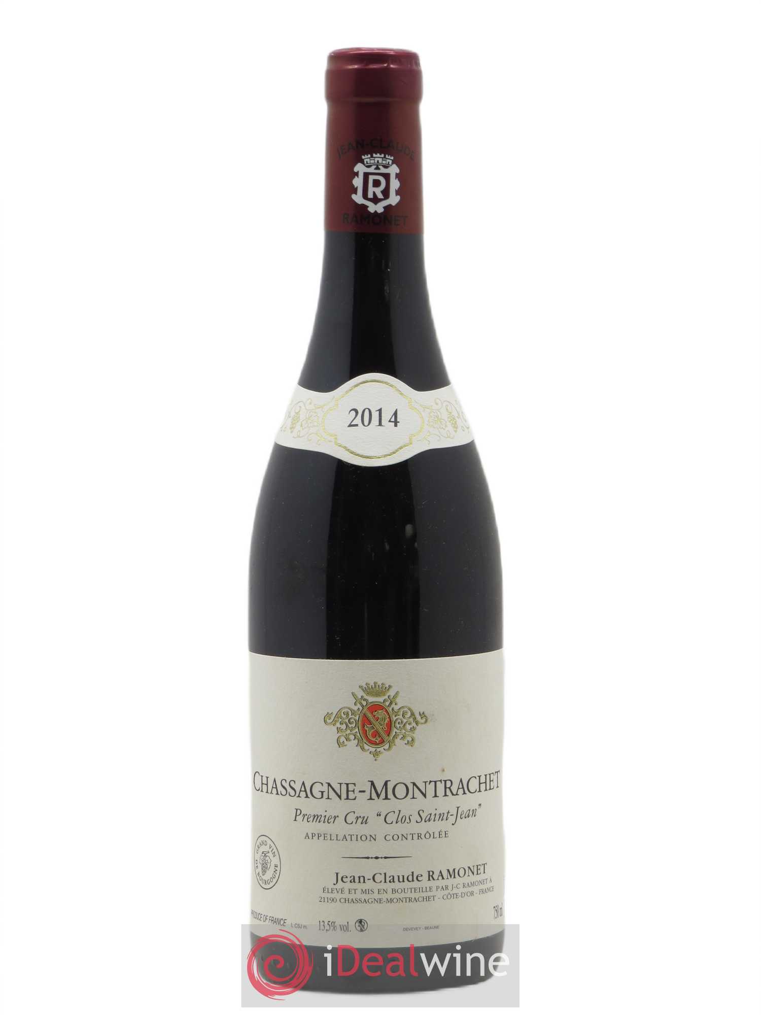 Chassagne-Montrachet 1er Cru Clos Saint-Jean Ramonet (Domaine) 2014 - Lot de 1 bouteille - 0