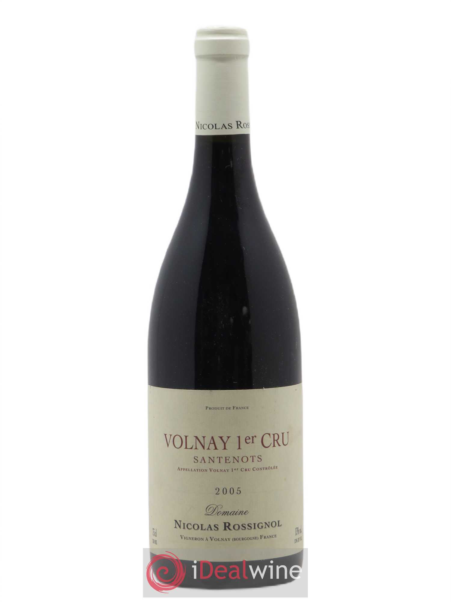 Volnay 1er Cru Santenots Nicolas Rossignol 2005 - Lot de 1 bouteille - 0