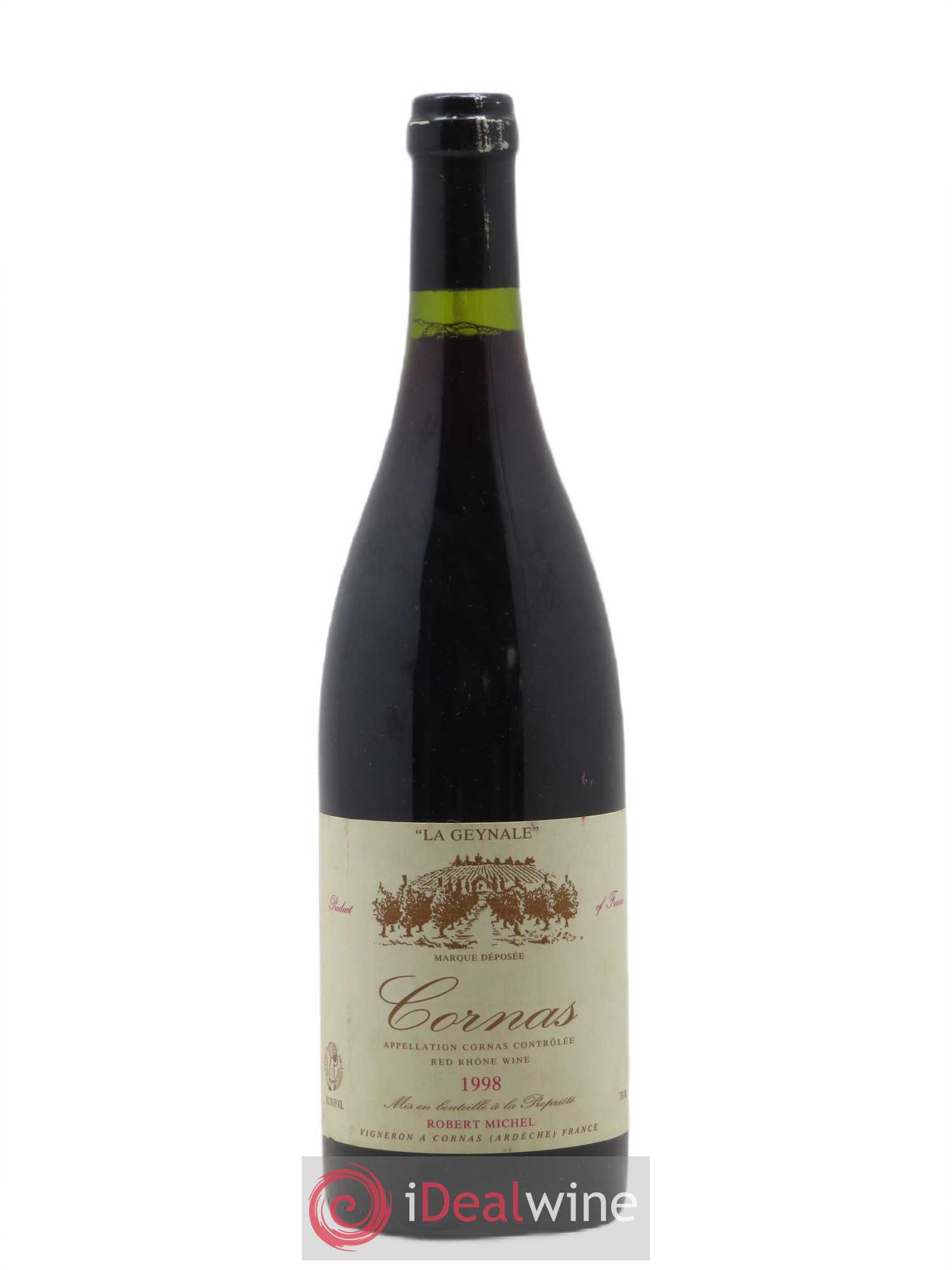 Cornas La Geynale Robert Michel 1998 - Lot de 1 bouteille - 0