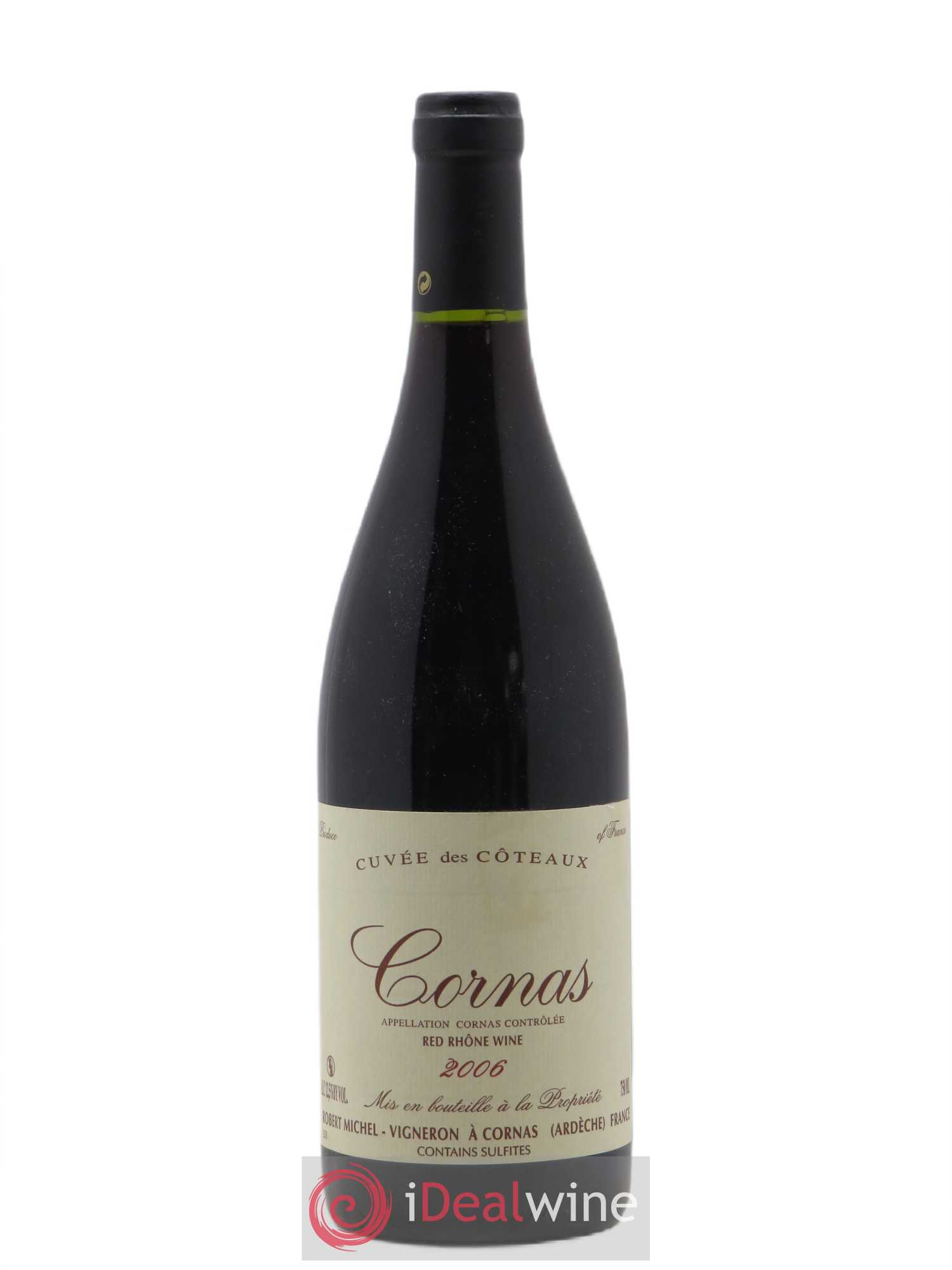 Cornas Cuvée des Coteaux Robert Michel 2006 - Lot de 1 bouteille - 0
