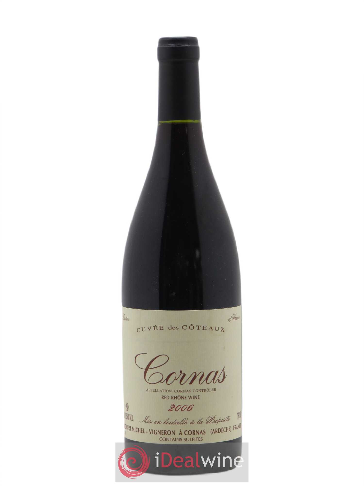 Cornas Cuvée des Coteaux Robert Michel 2006 - Lot de 1 bouteille - 0