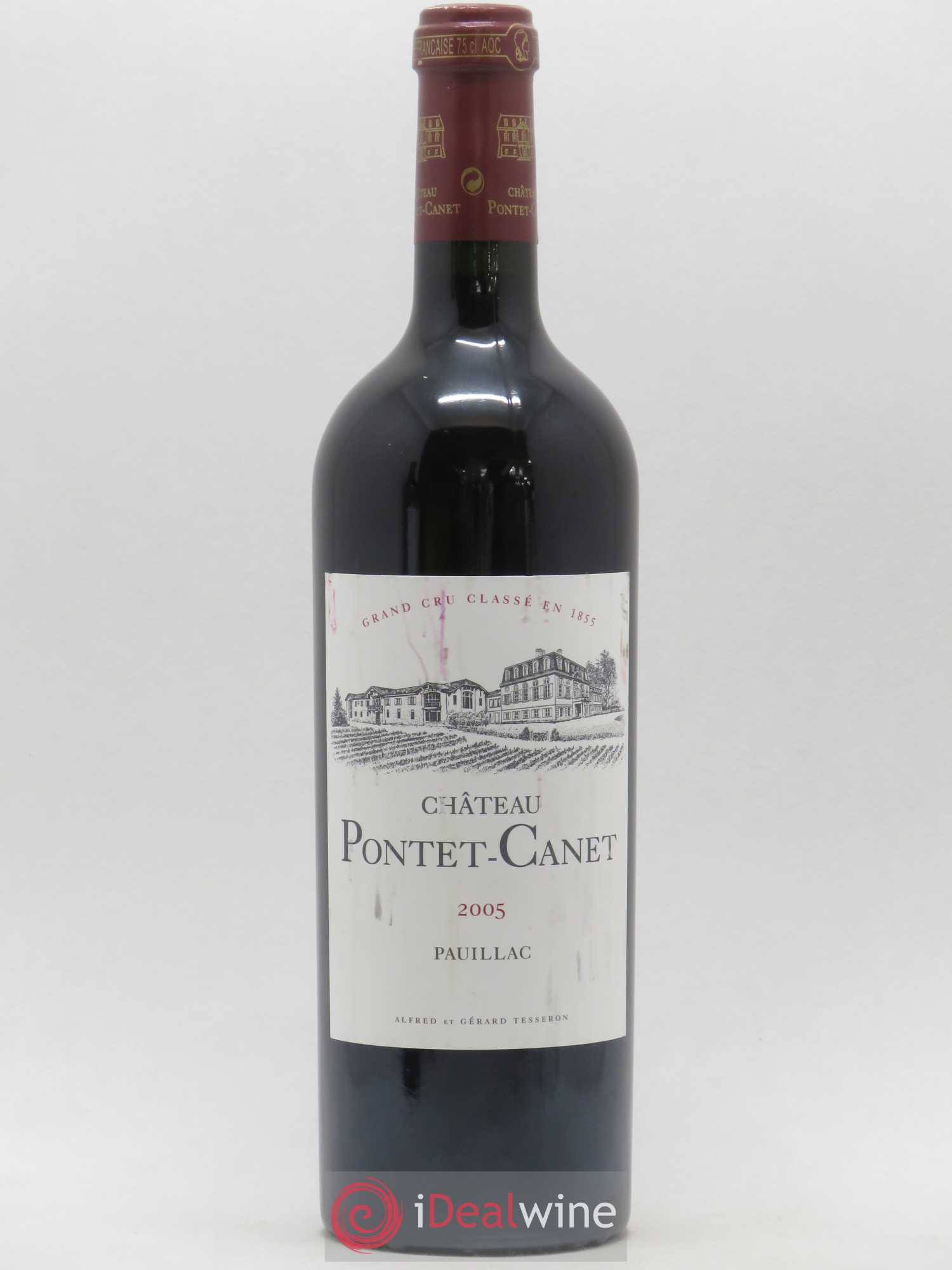 Château Pontet Canet 5ème Grand Cru Classé 2005 - Lot de 1 bouteille - 0