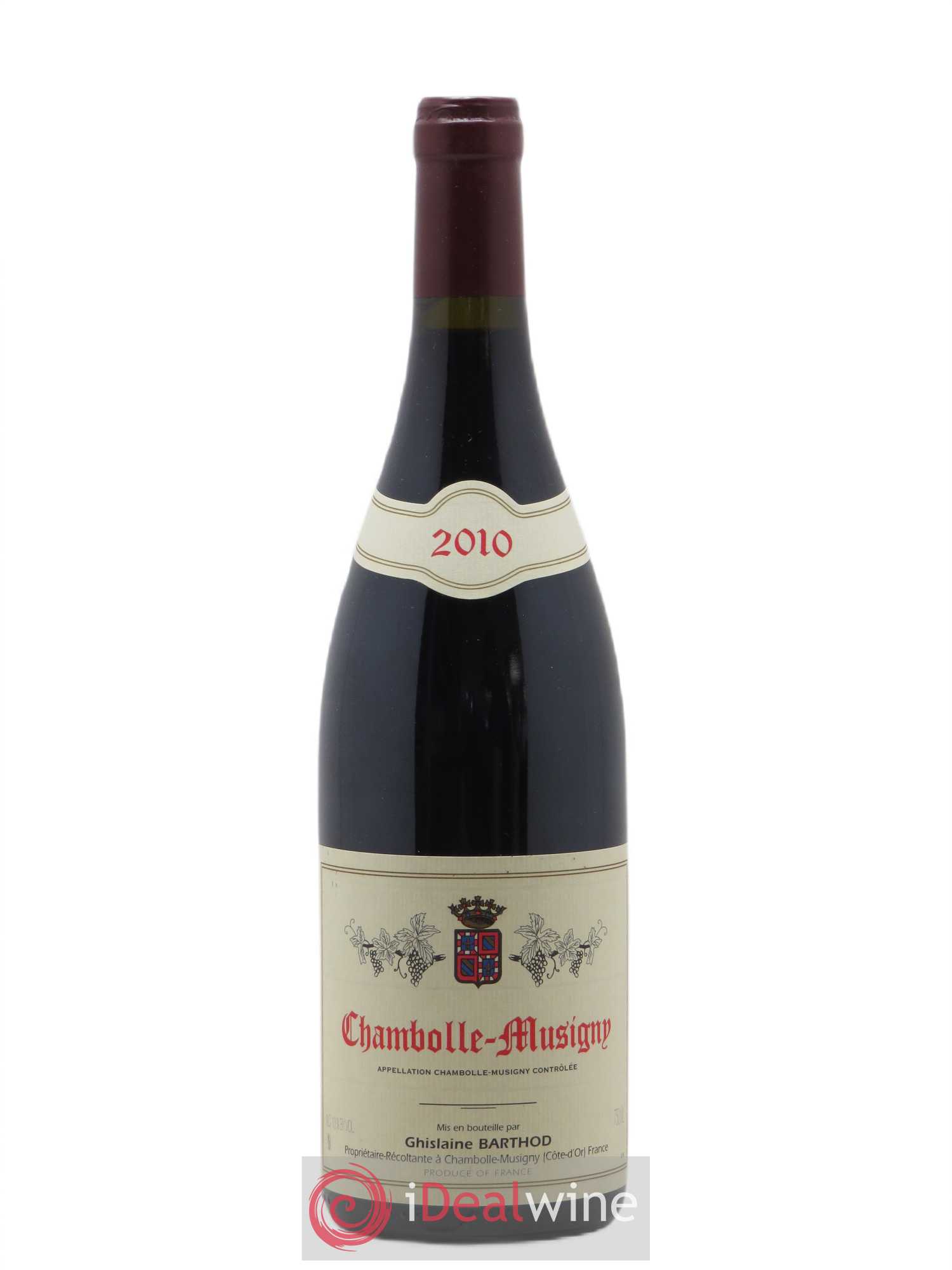 Chambolle-Musigny Ghislaine Barthod 2010 - Lot de 1 bouteille - 0