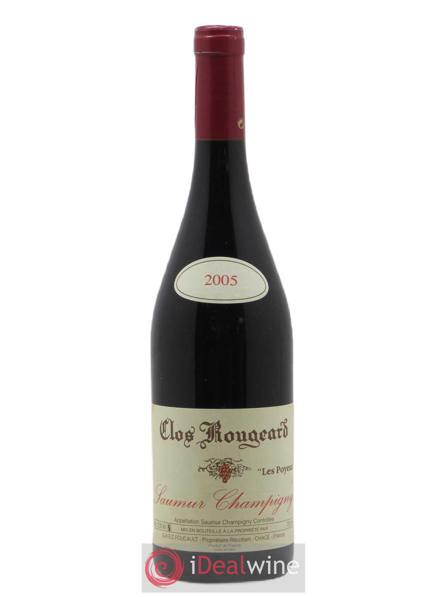 Saumur-Champigny Les Poyeux Clos Rougeard 2005 - Lot de 1 bouteille - 0