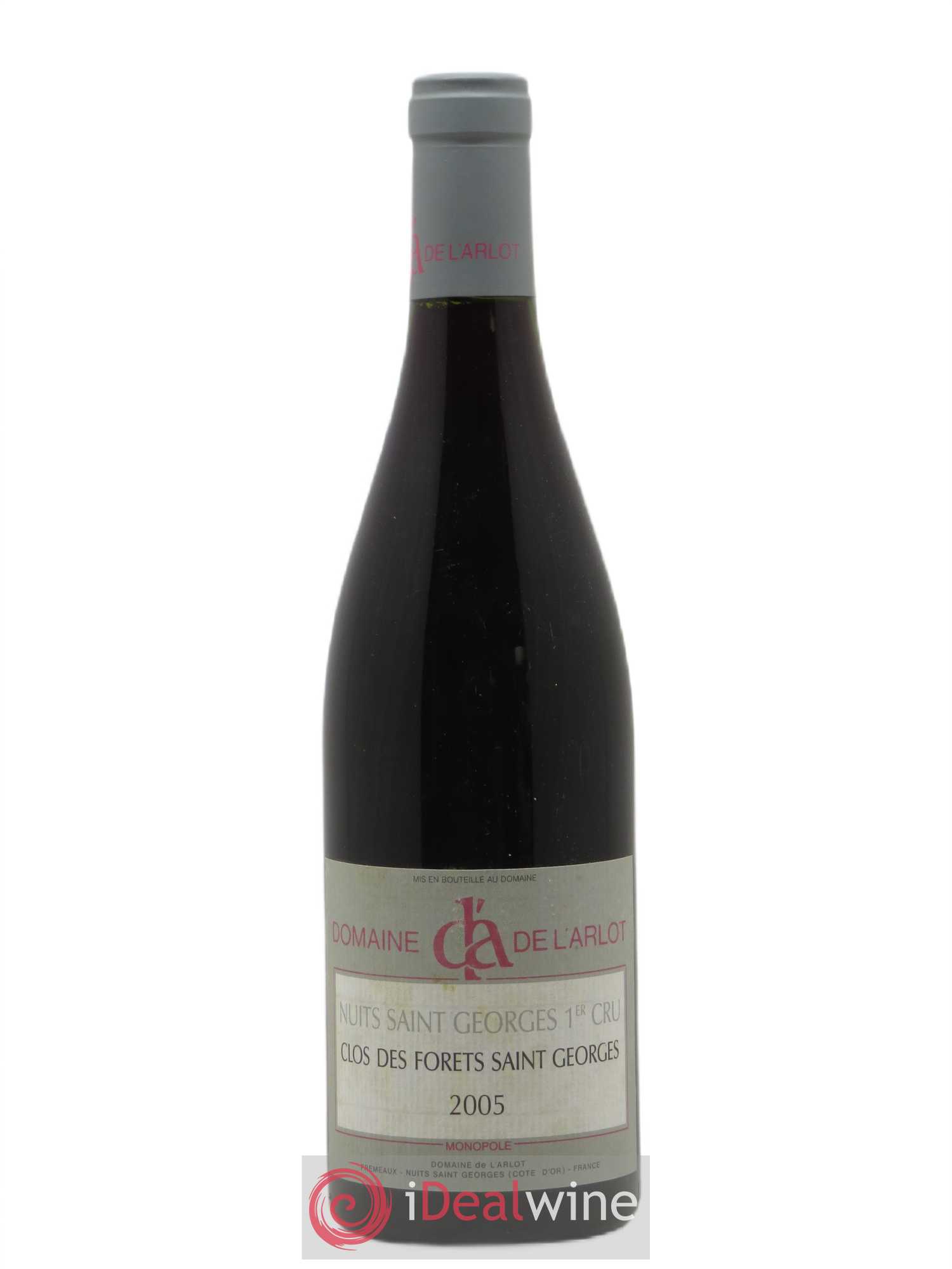 Nuits-Saint-Georges 1er Cru Clos des Forêts Saint-Georges Domaine de l'Arlot 2005 - Lot de 1 bouteille - 0