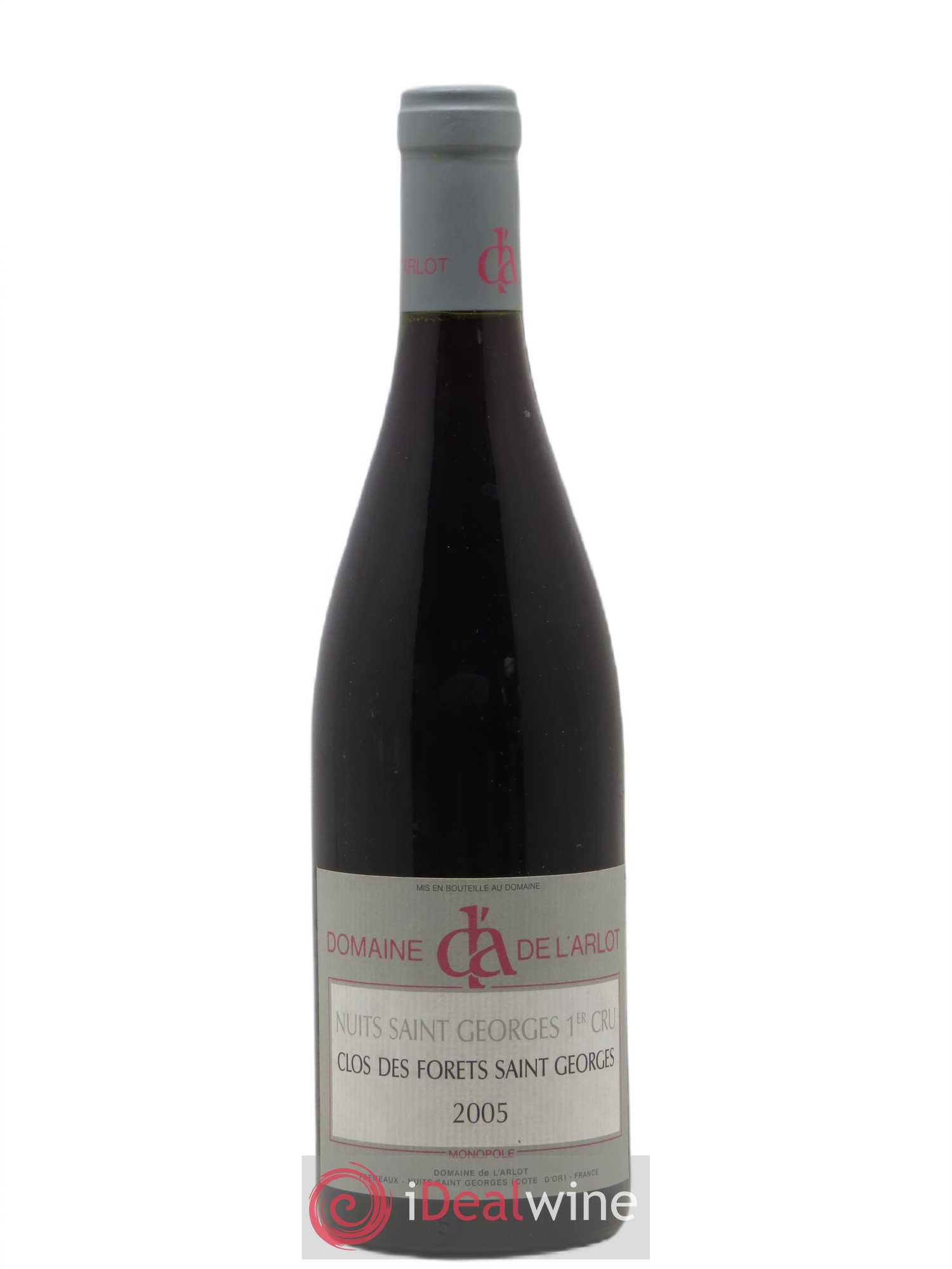 Nuits-Saint-Georges 1er Cru Clos des Forêts Saint-Georges Domaine de l'Arlot 2005 - Lot de 1 bouteille - 0