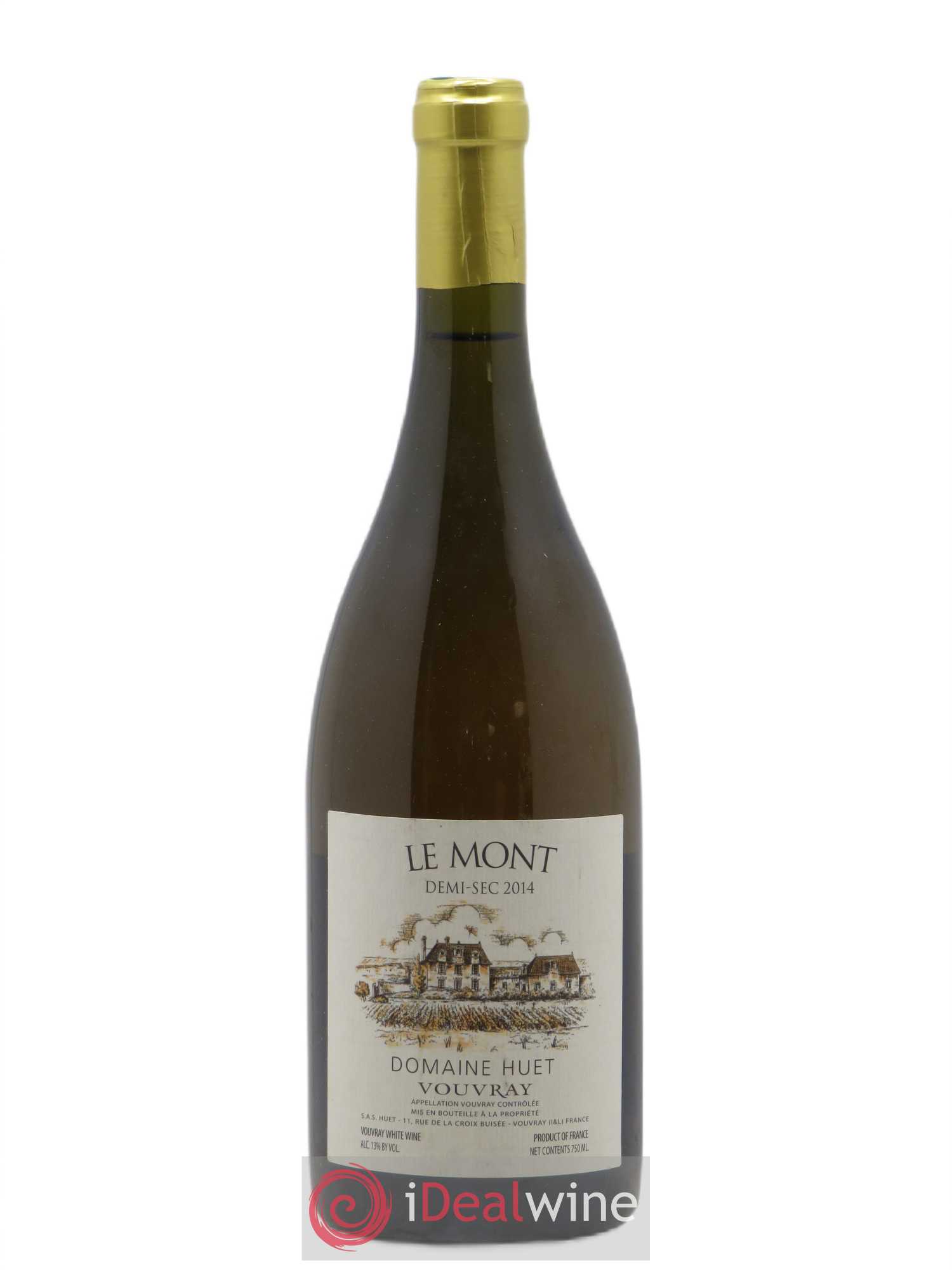 Vouvray Le Mont Demi-Sec Domaine Huet 2014 - Lot de 1 bouteille - 0