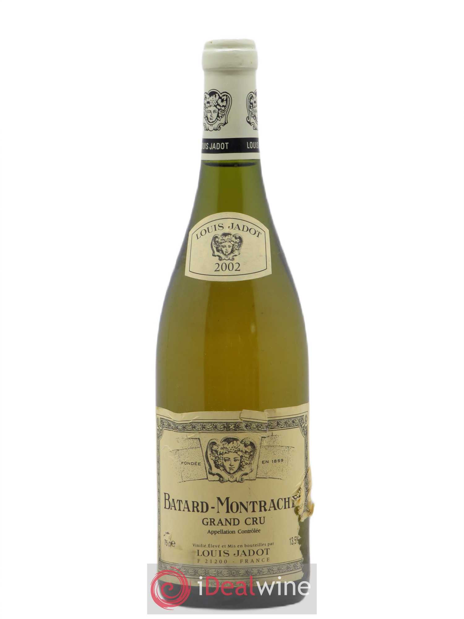 Bâtard-Montrachet Grand Cru Maison Louis Jadot 2002 - Lot de 1 bouteille - 0