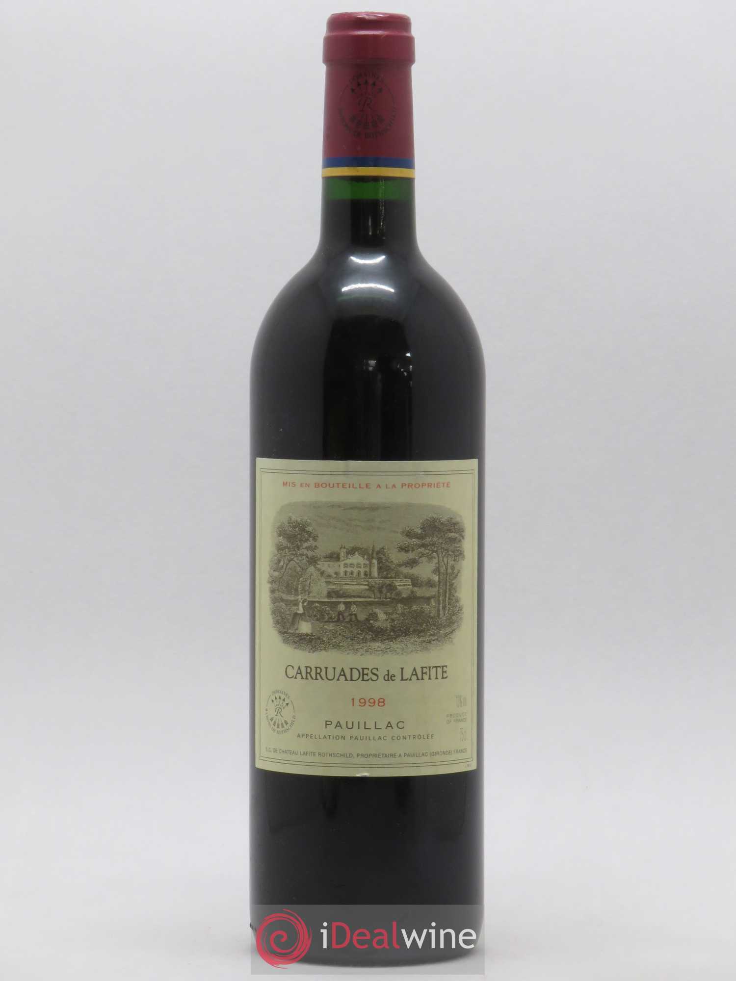 Carruades de Lafite Rothschild Second Vin 1998 - Lot de 1 bouteille - 0
